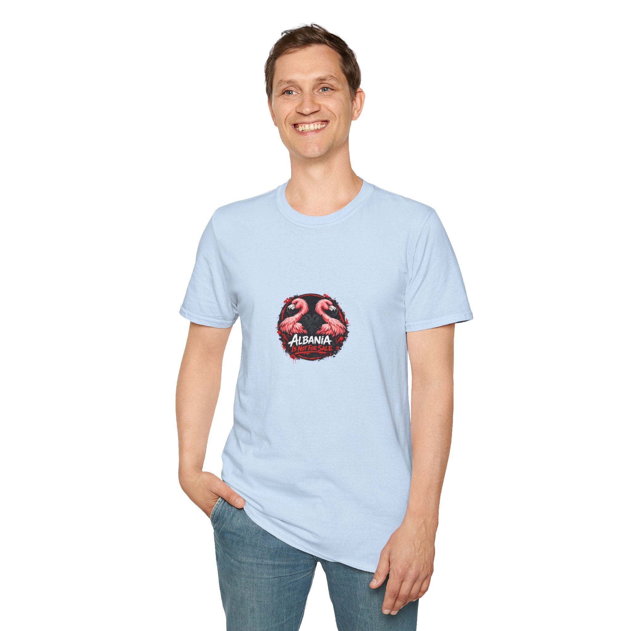 Unisex Softstyle T-Shirt - Albania is not for sale - Albanian Origins
