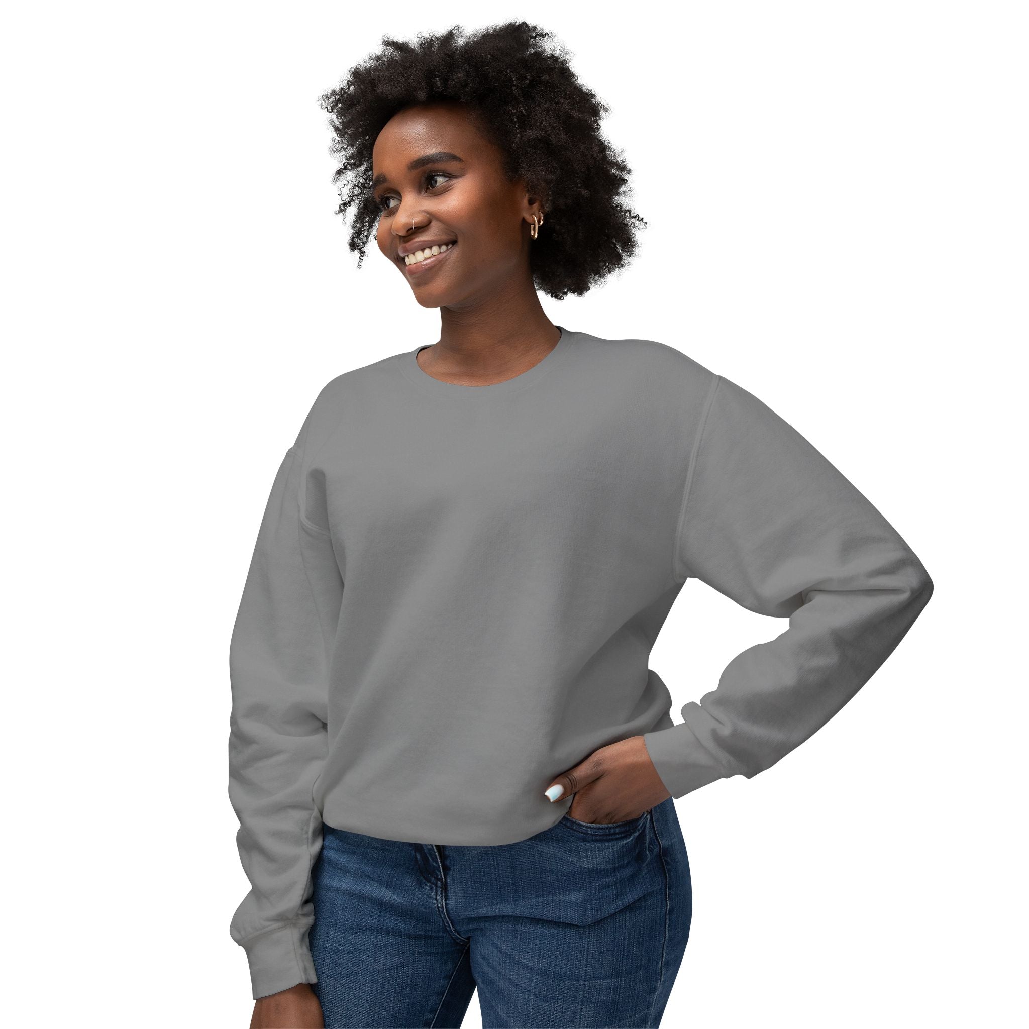 Unisex Lightweight Crewneck Sweatshirt - Albanian Origins