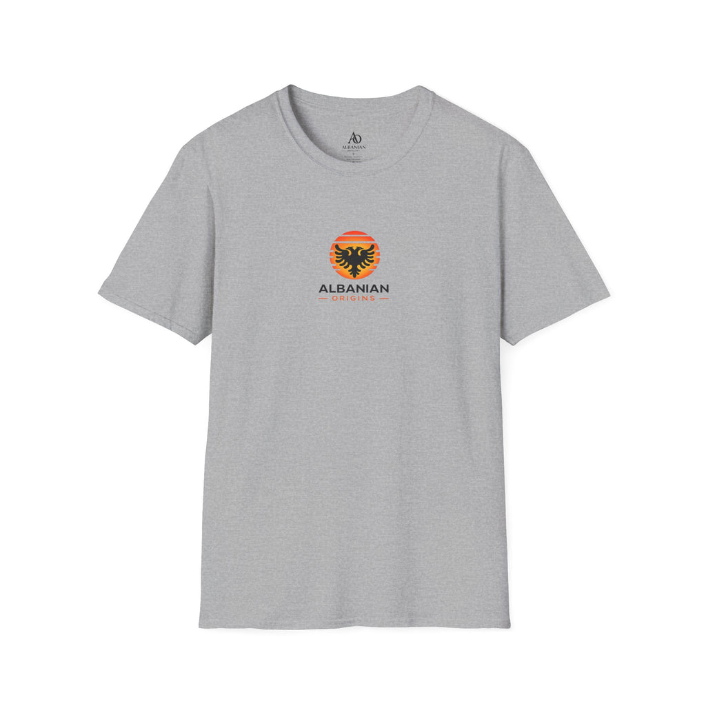 Unisex Softstyle T-Shirt - Albanian Origins Sun Logo