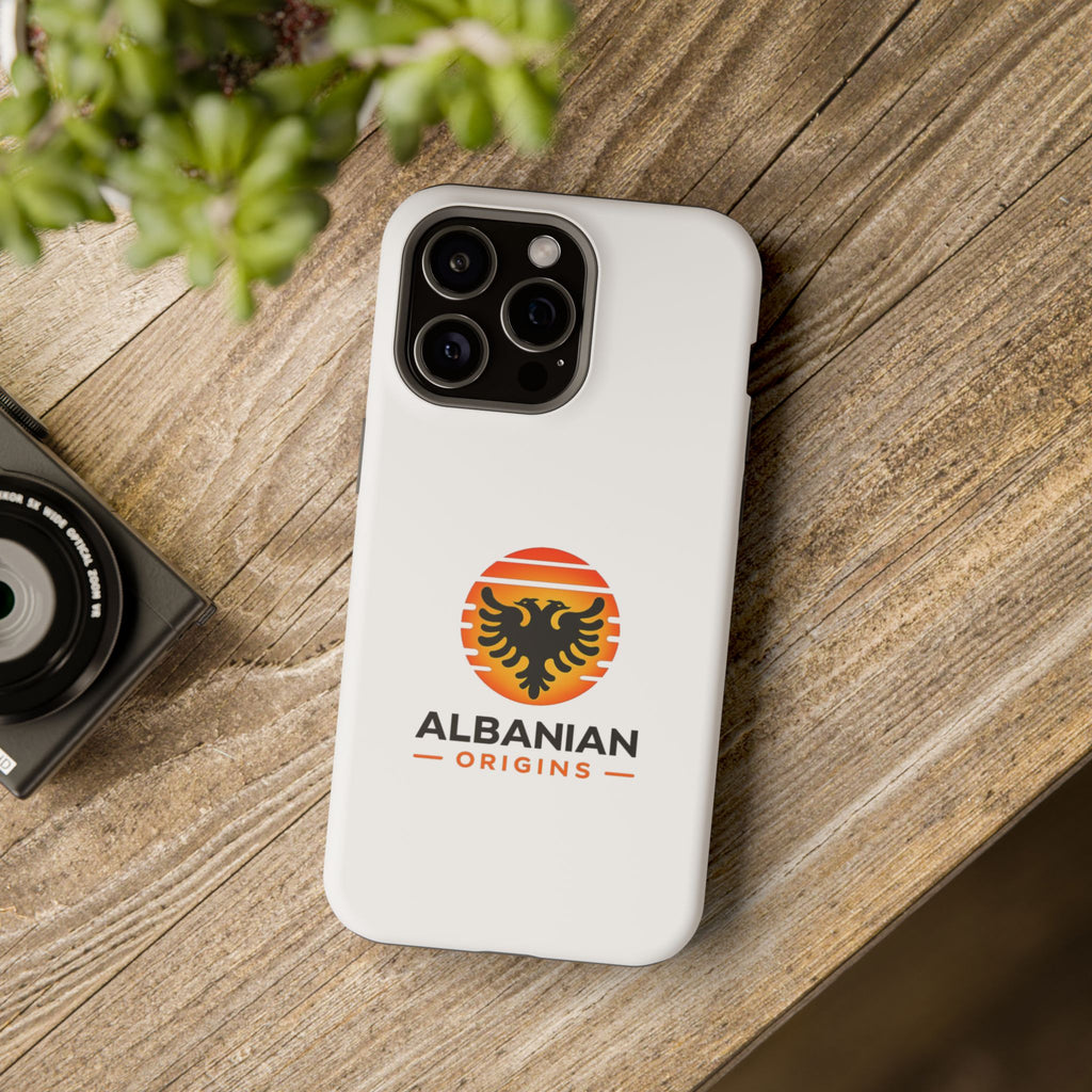 Magnetic Impact-Resistant Cases - Albanian Origins Sun Logo