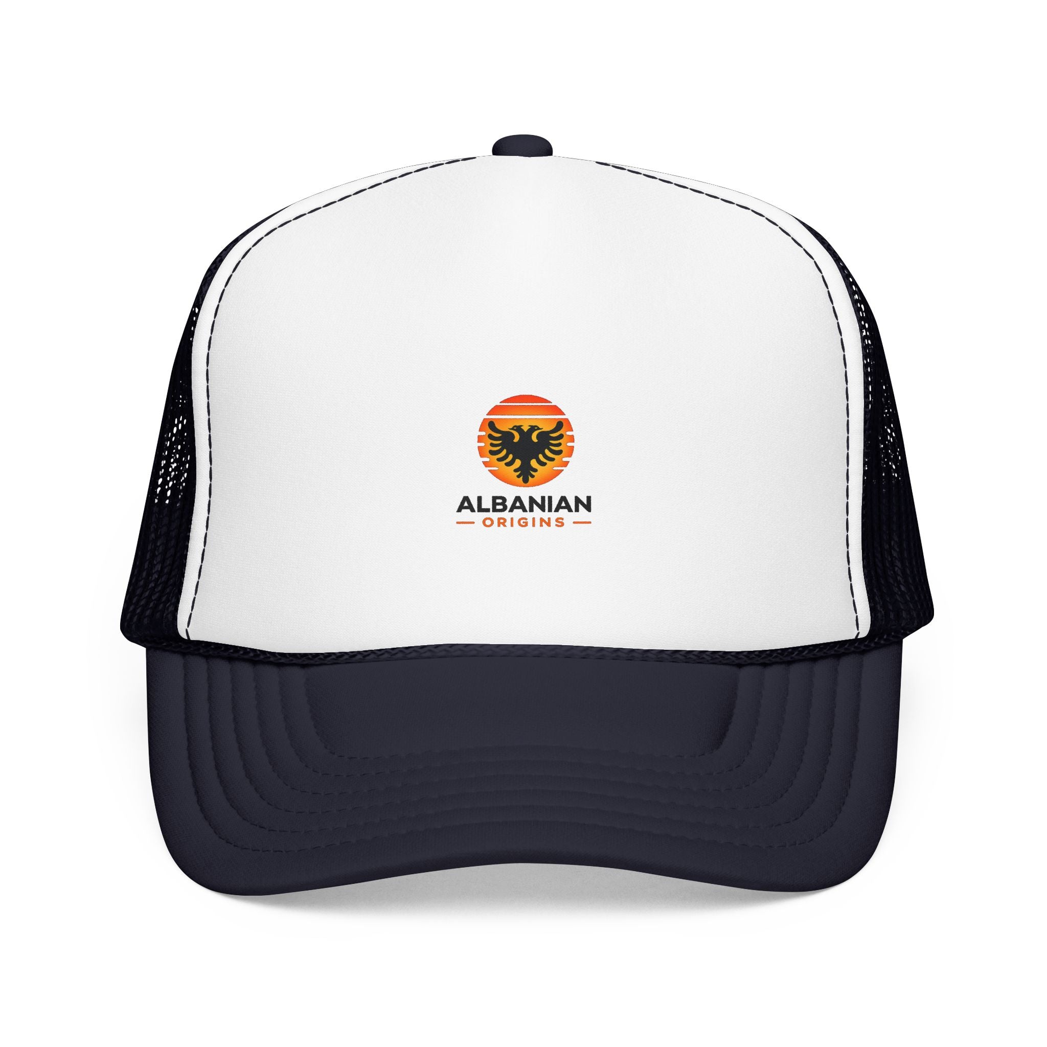 Foam Trucker Hat - Albanian Origins Sun Logo