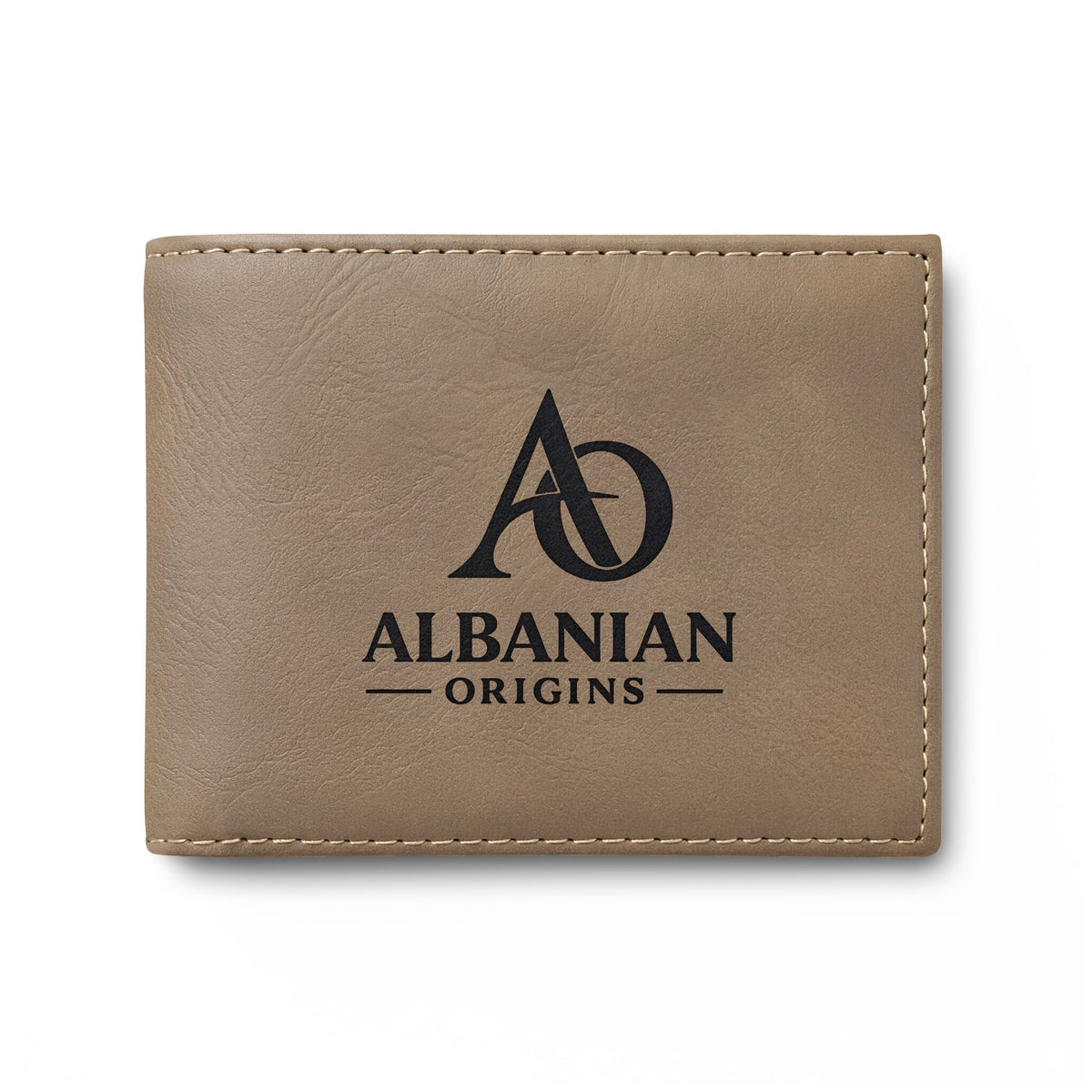 Bi-Fold Wallet with Flip - Albanian Origins Logo