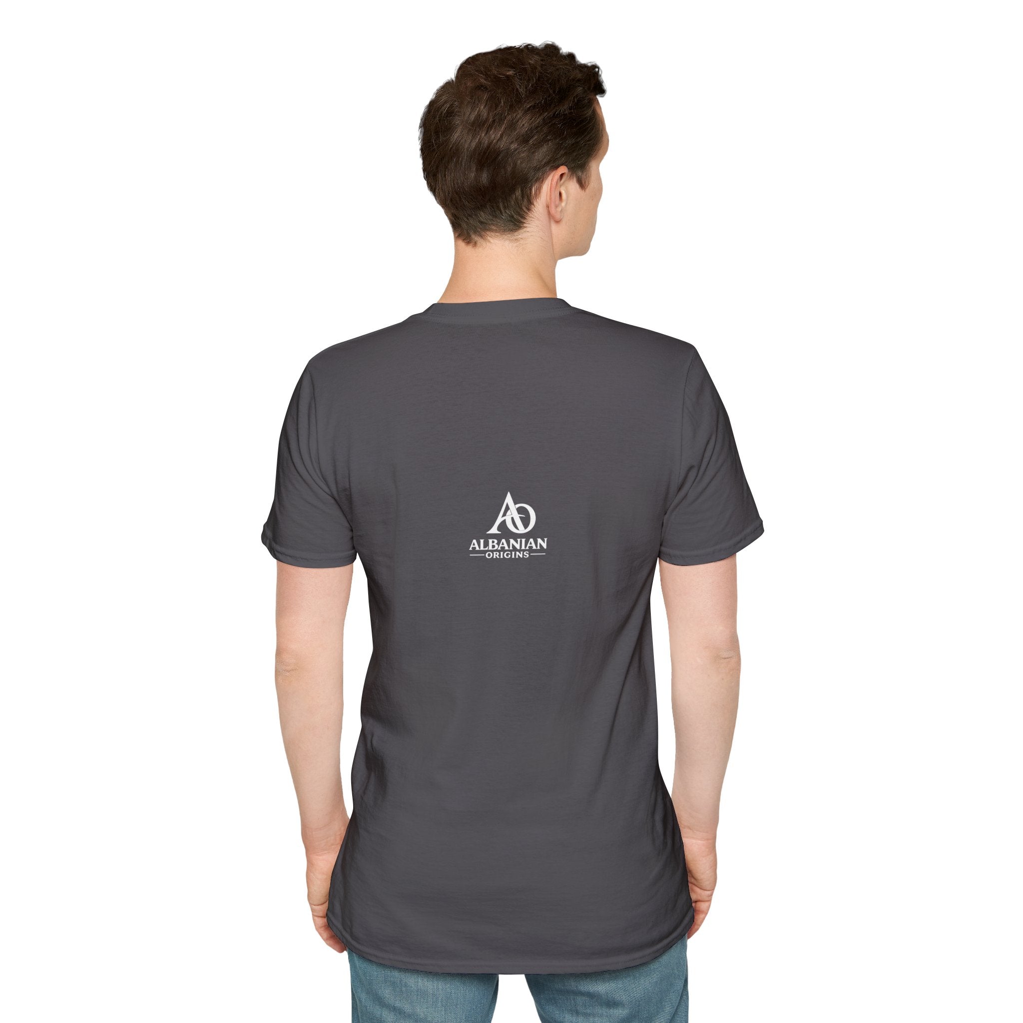 Unisex Softstyle T-Shirt - Albanians Against Corruption - Albanian Origins