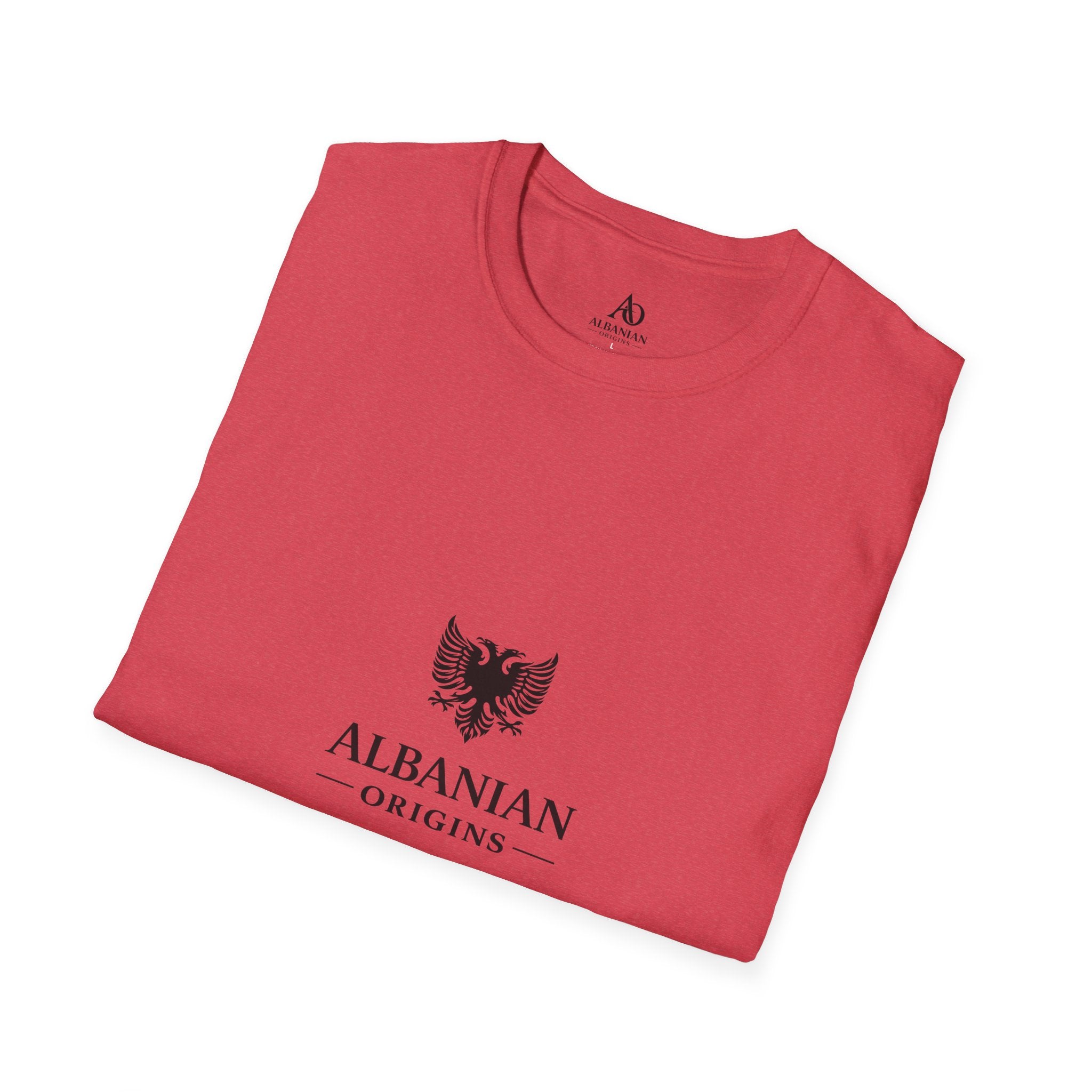 Unisex Softstyle T-Shirt - Albanian Origins Eagle