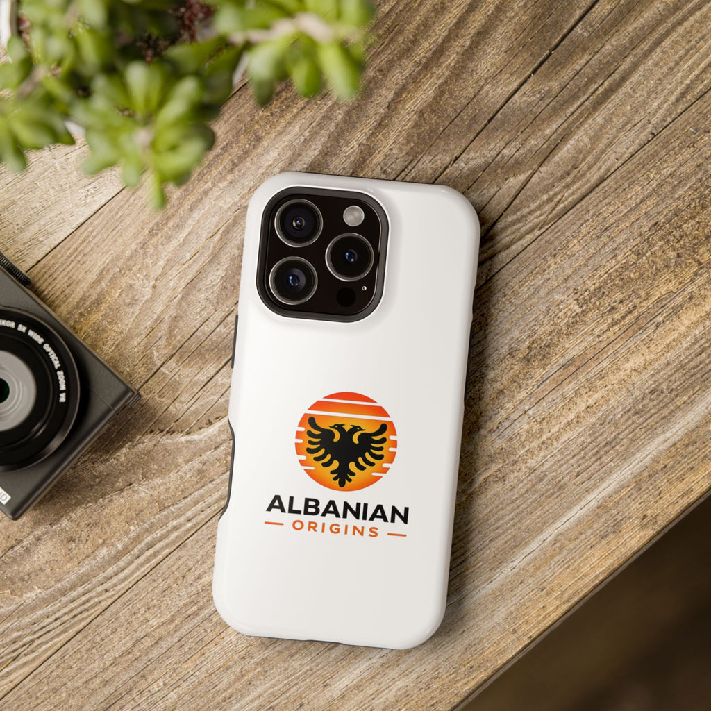 Magnetic Impact-Resistant Cases - Albanian Origins Sun Logo
