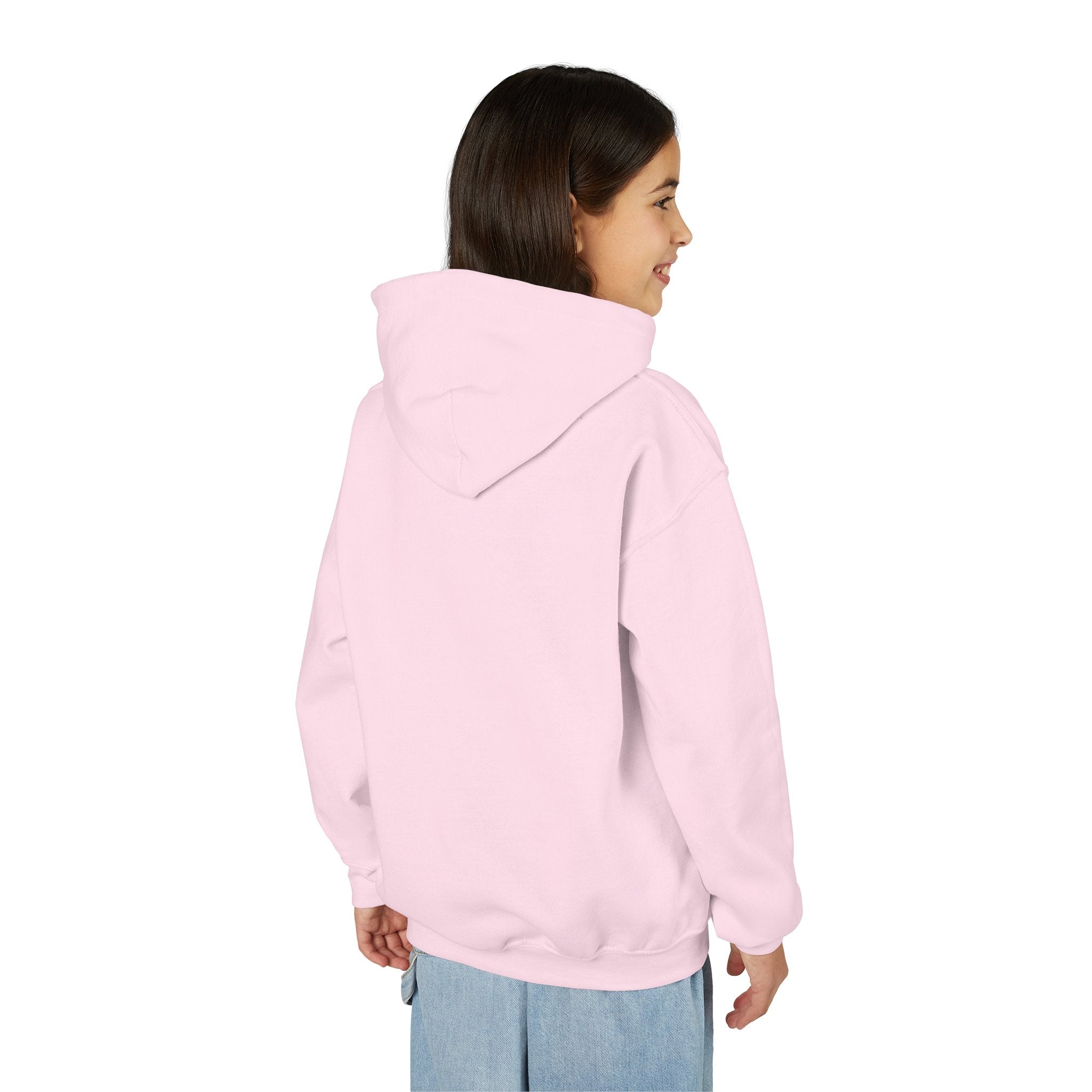 Youth Heavy Blend Hooded Sweatshirt - Albanian Origins Eagle