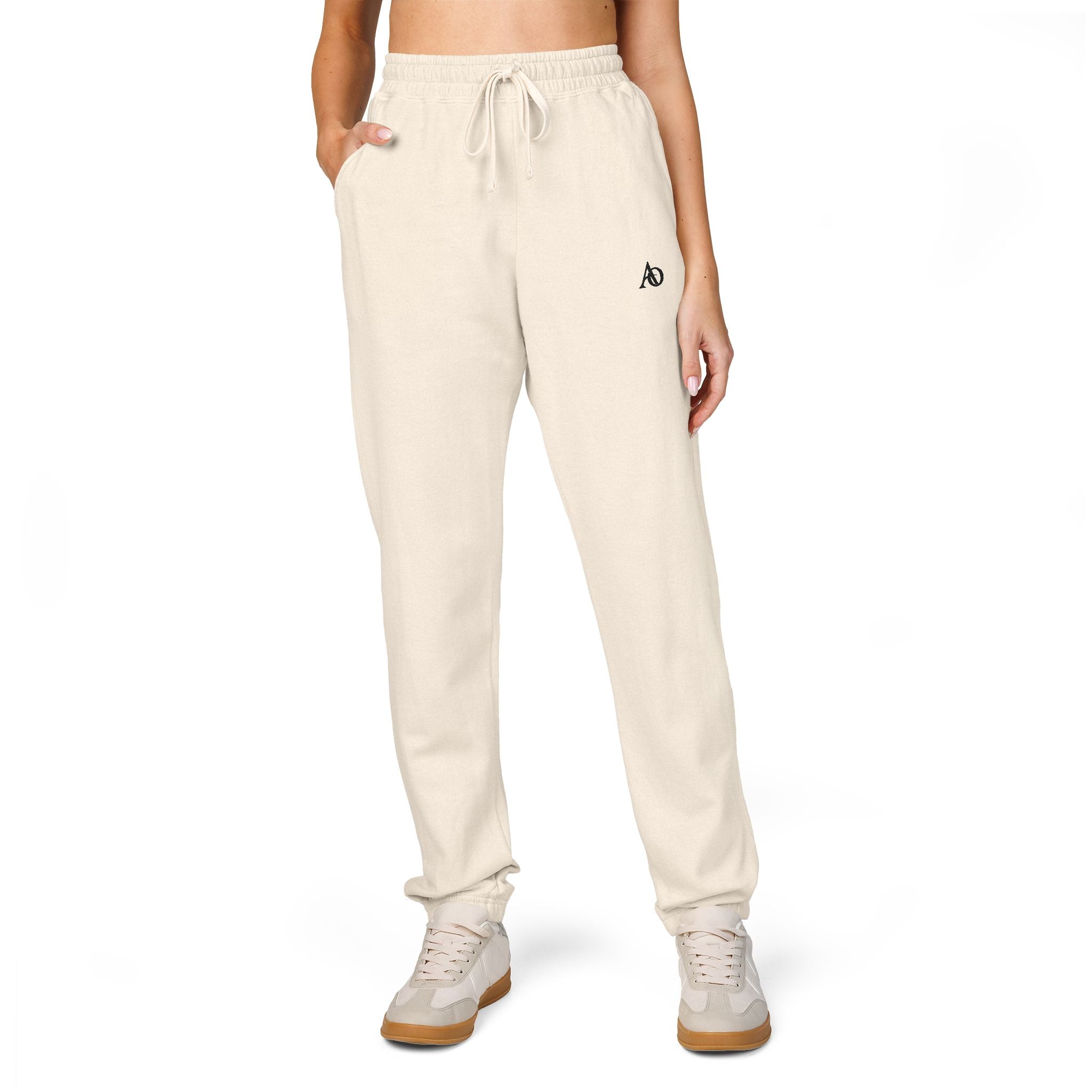 Unisex Garment-Dyed Fleece Sweatpants - Albanian Origins
