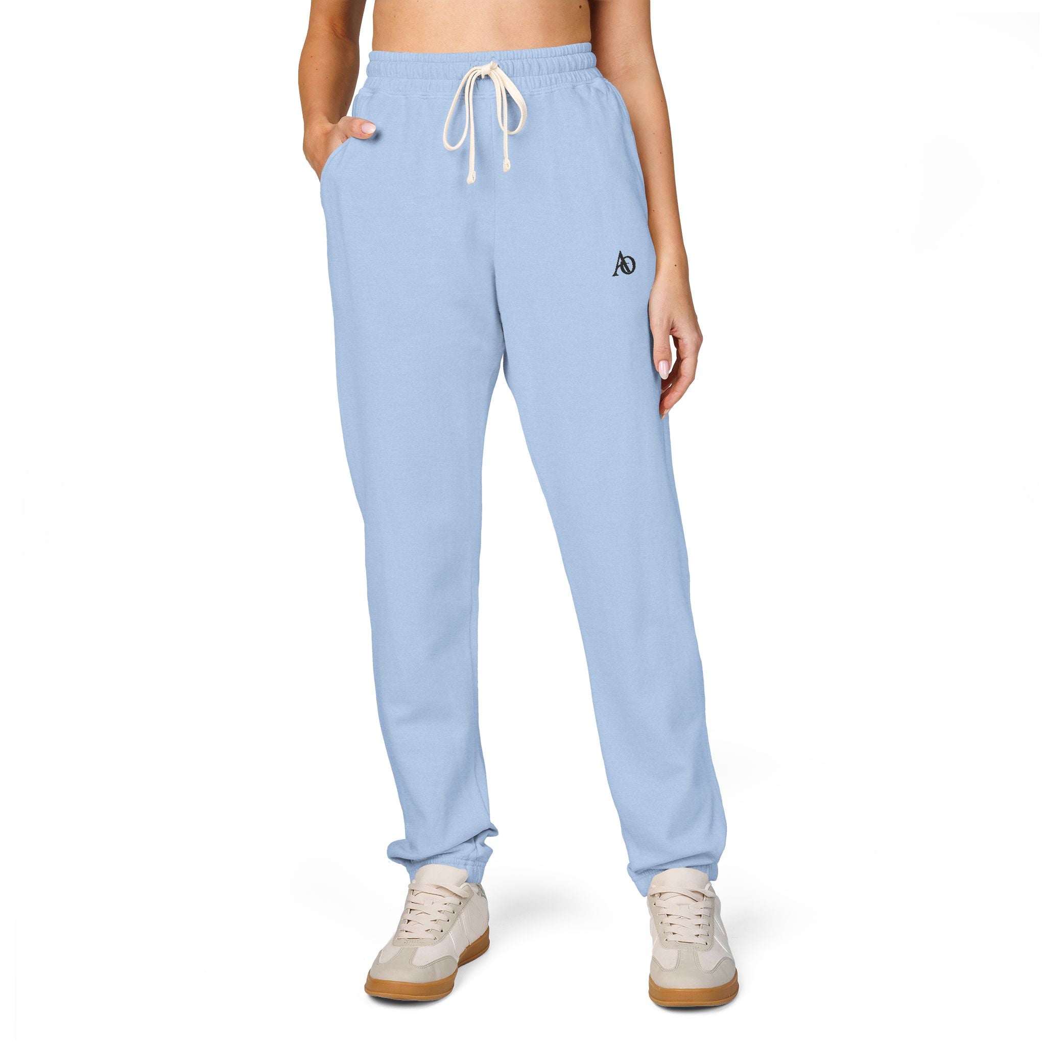 Unisex Garment-Dyed Fleece Sweatpants - Albanian Origins
