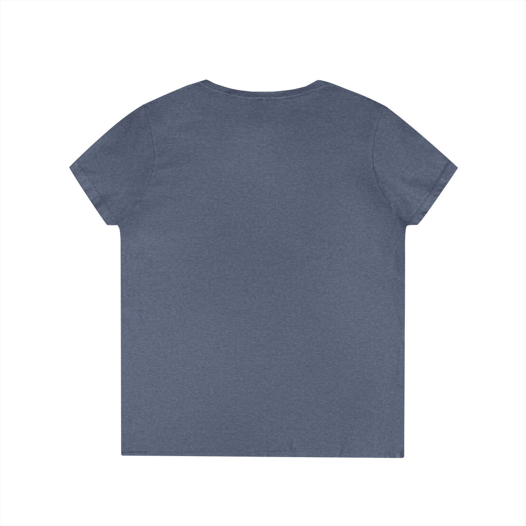 Ladies' V-Neck T-Shirt - AO Logo - Albanian Origins