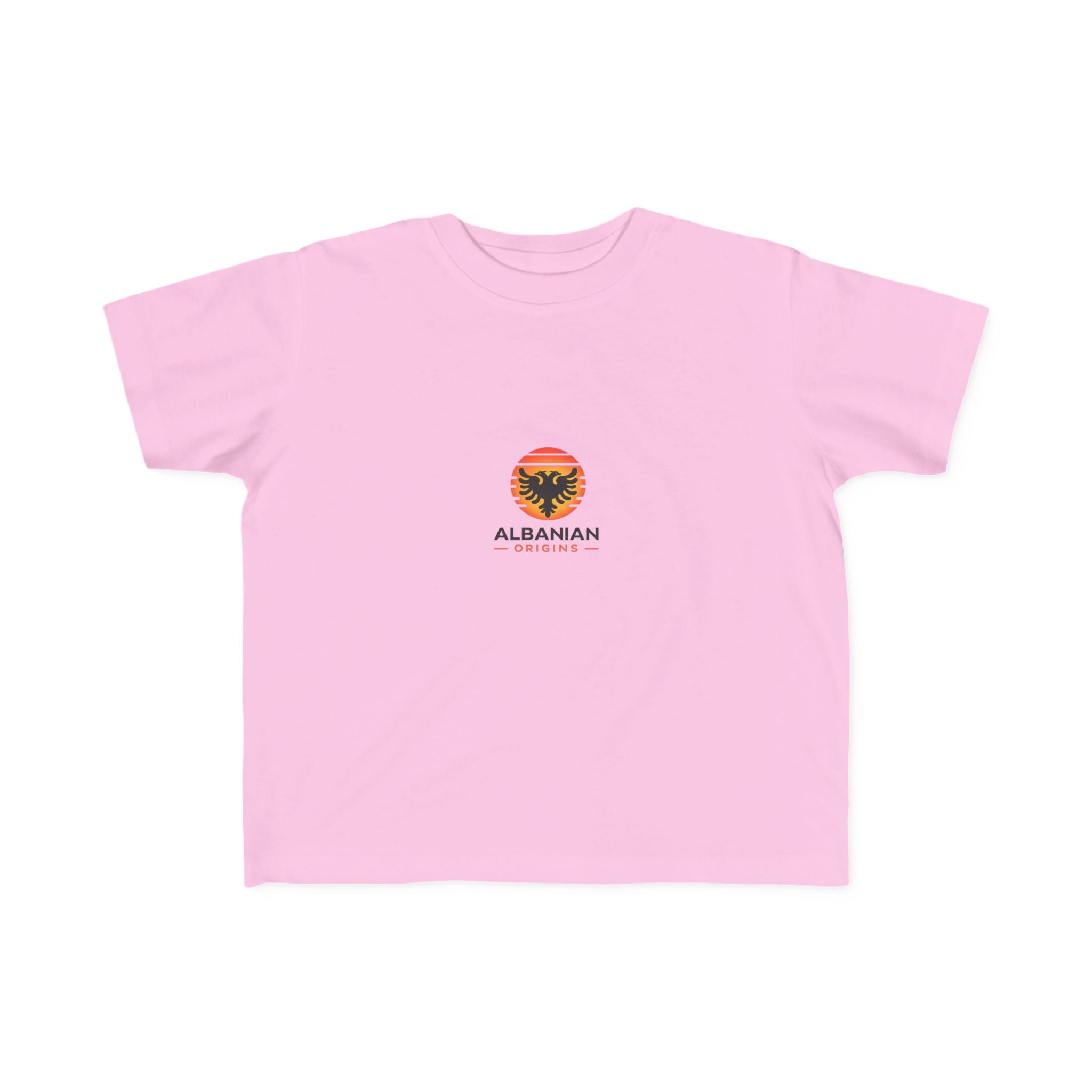 Toddler's Fine Jersey Tee - Albanian Origins Sun Logo