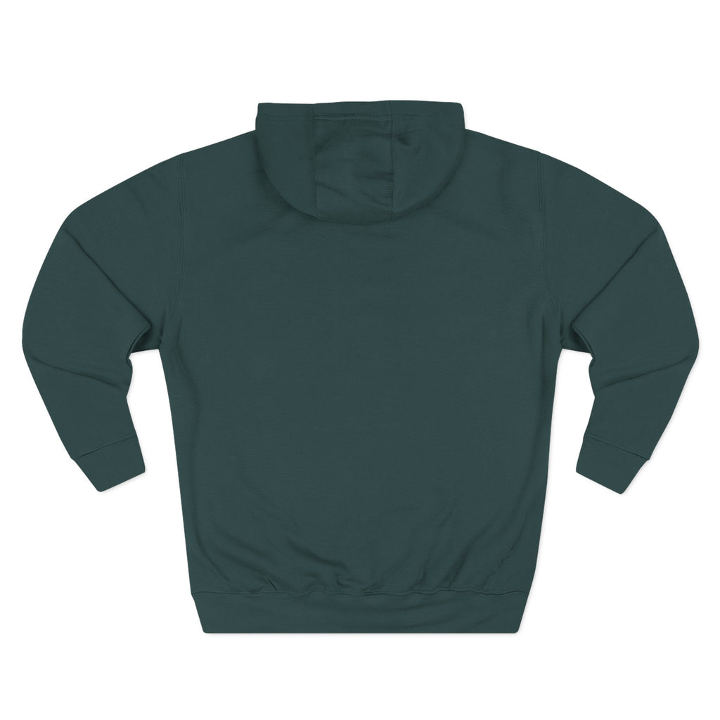 Three-Panel Fleece Hoodie - Albanian Origins Eagle