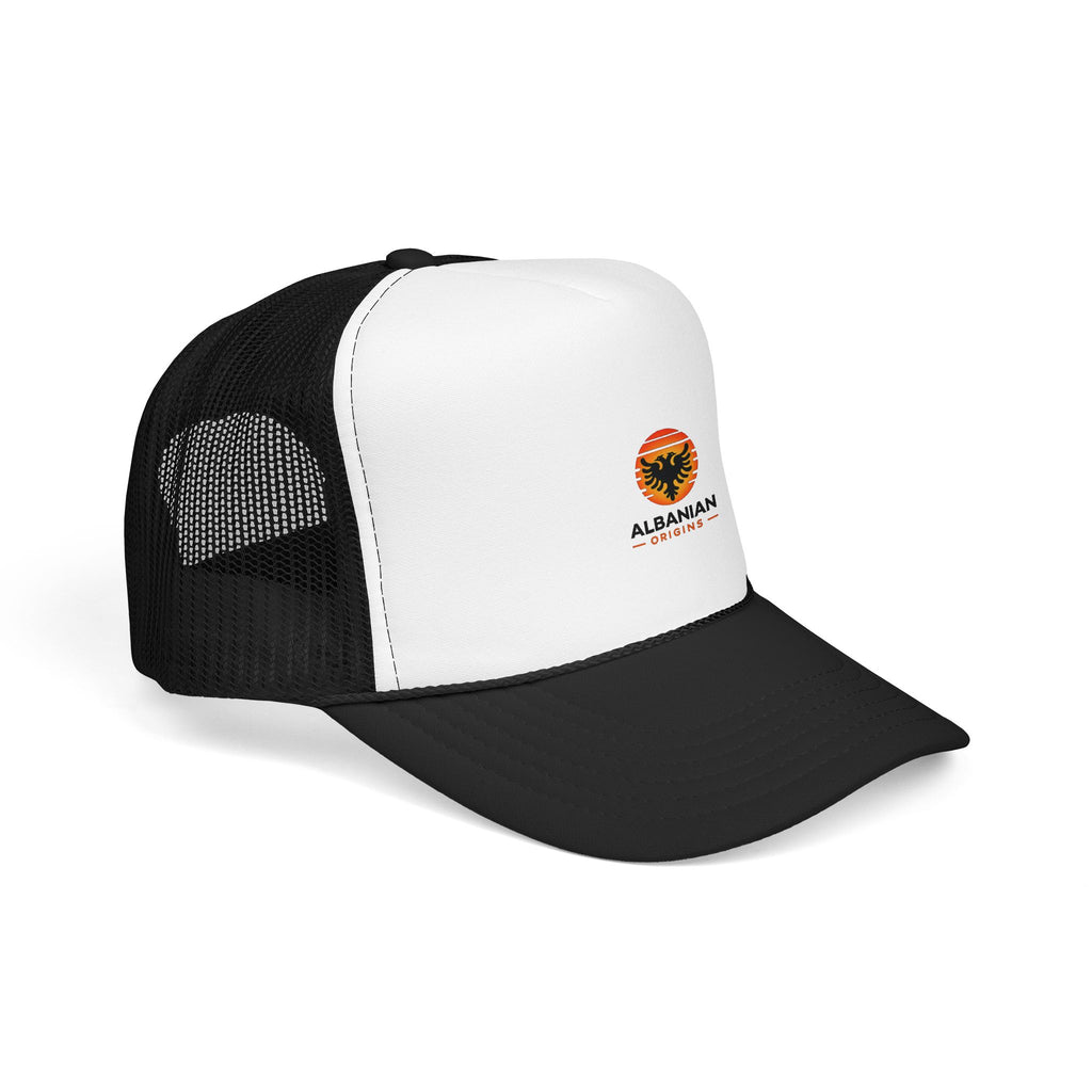 Foam Trucker Hat - Albanian Origins Sun Logo
