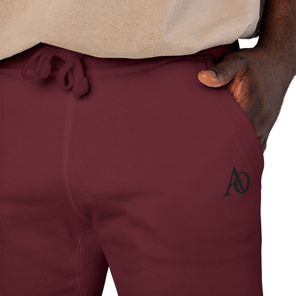 Unisex Fleece Sweatpants (Embroidery) - AO Logo - Albanian Origins