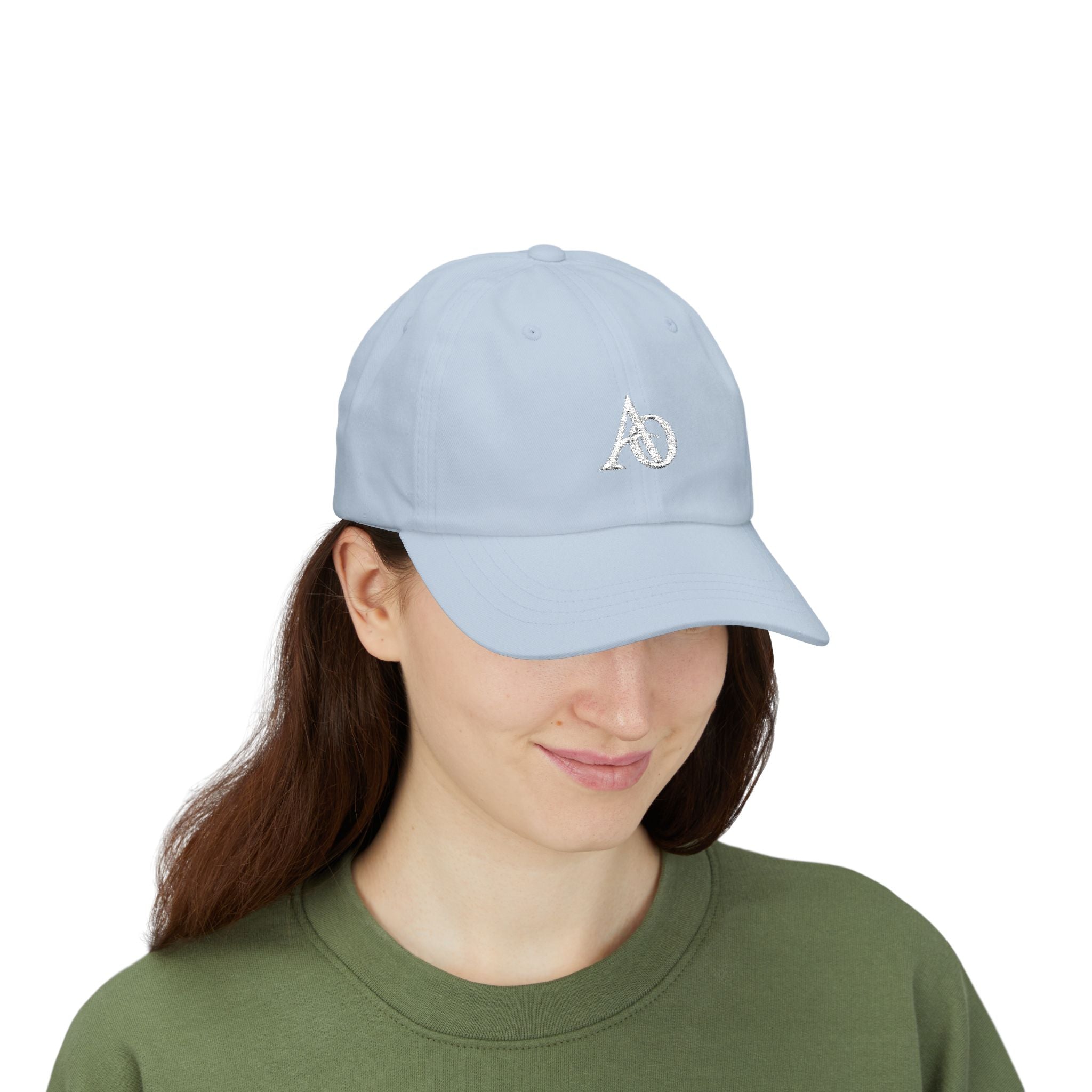 Classic Cap - AO White Logo (Embroidery) - Albanian Origins
