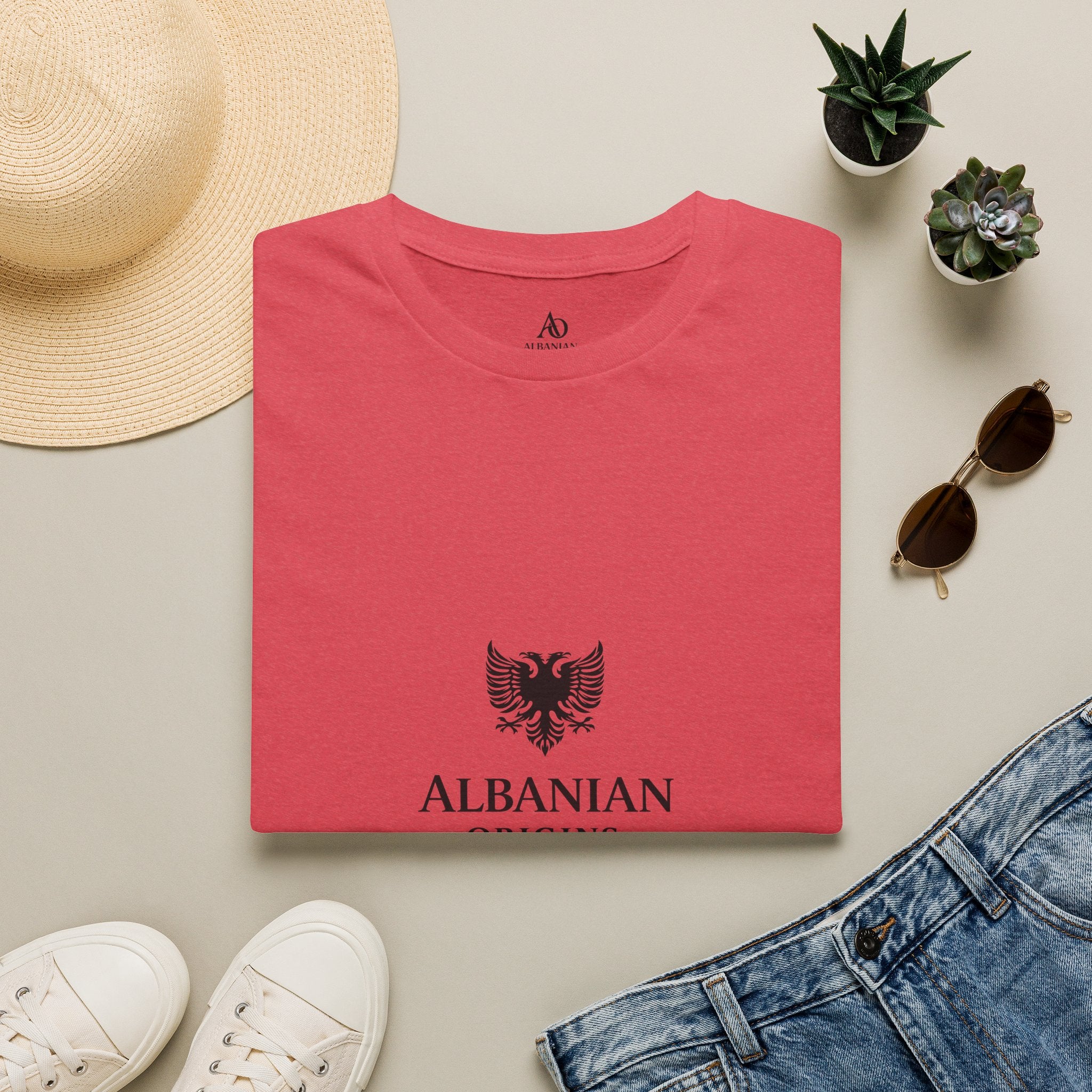 Unisex Softstyle T-Shirt - Albanian Origins Eagle
