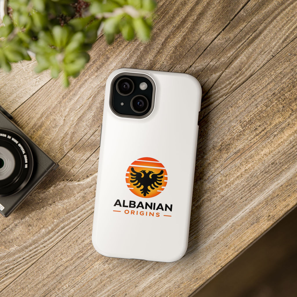 Magnetic Impact-Resistant Cases - Albanian Origins Sun Logo
