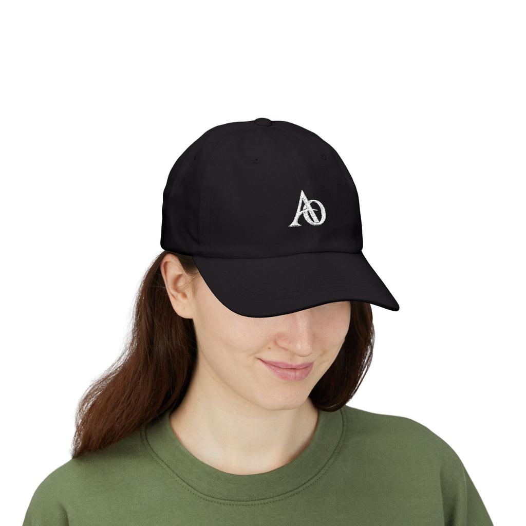 Classic Cap - AO White Logo (Embroidery) - Albanian Origins