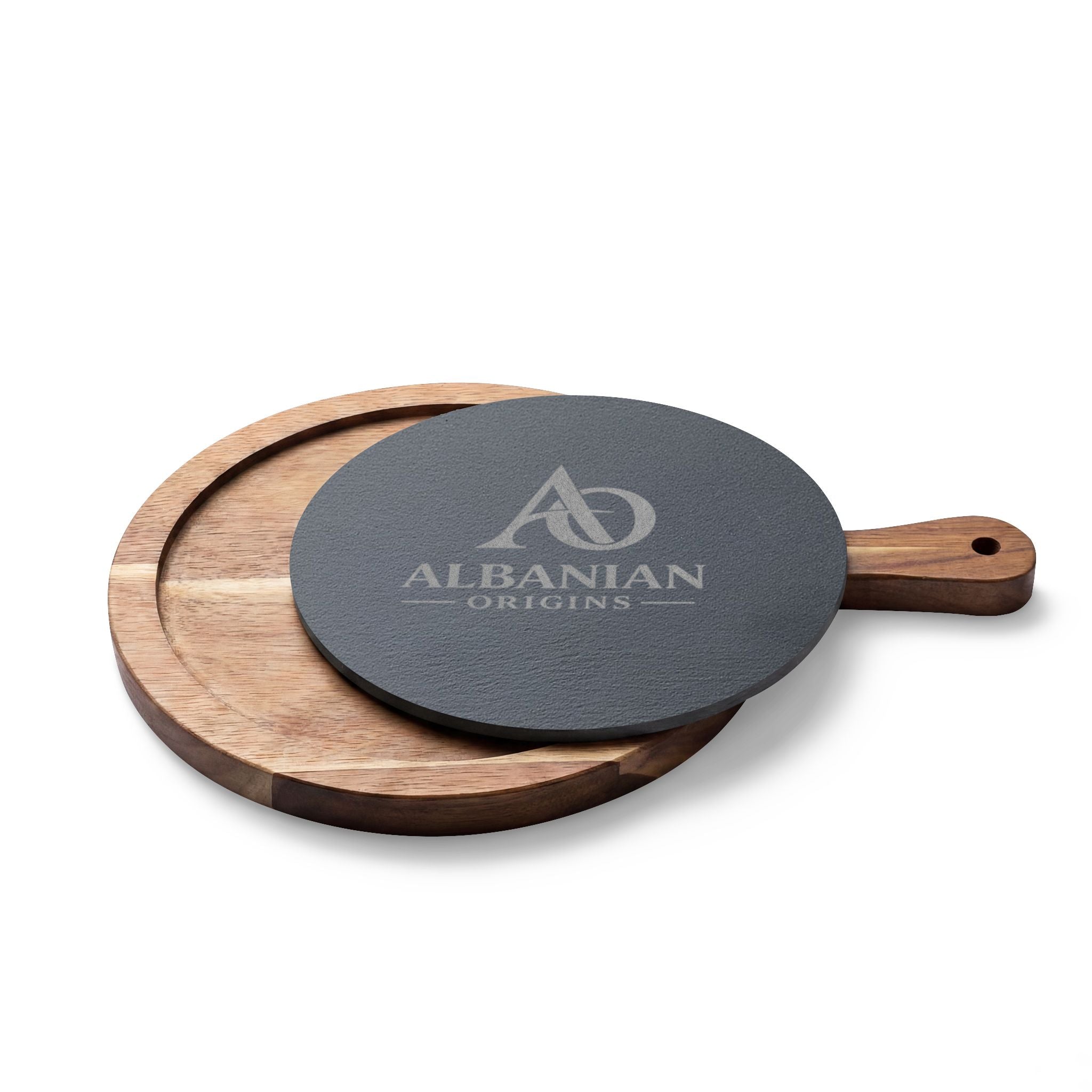 Charcuterie Board (Engraving) - Albanian Origins Logo