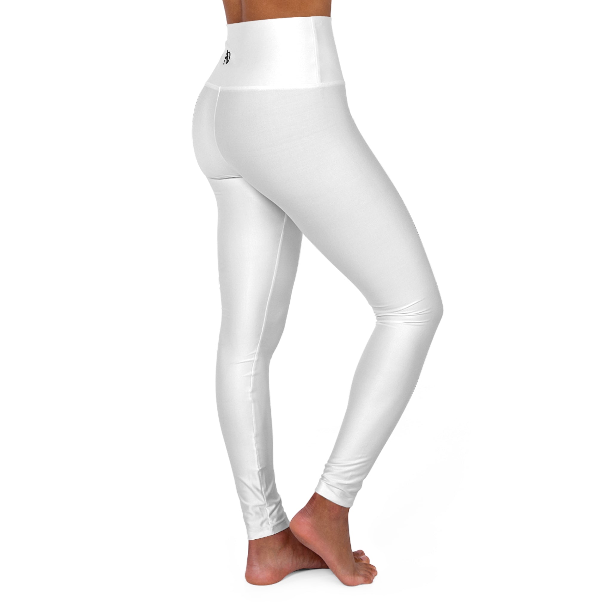 High Waisted Yoga Leggings (AOP) - Albanian Origins