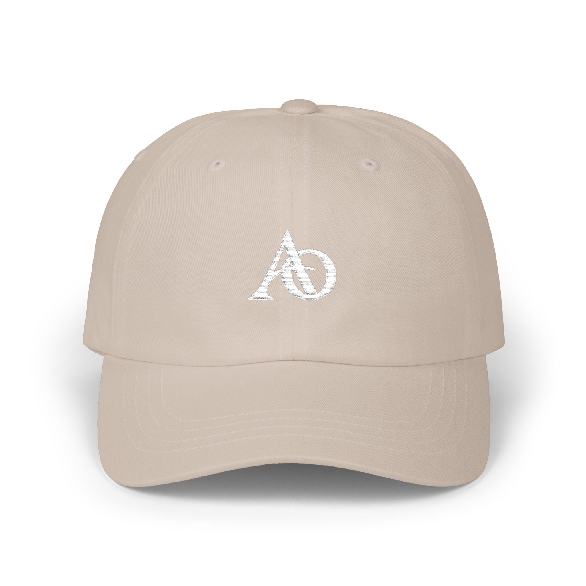 Classic Cap - AO White Logo (Embroidery) - Albanian Origins