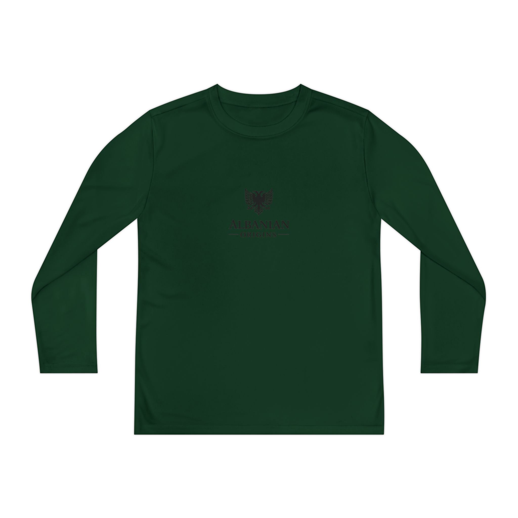 Youth Long Sleeve Competitor Tee - Albanian Origins Eagle