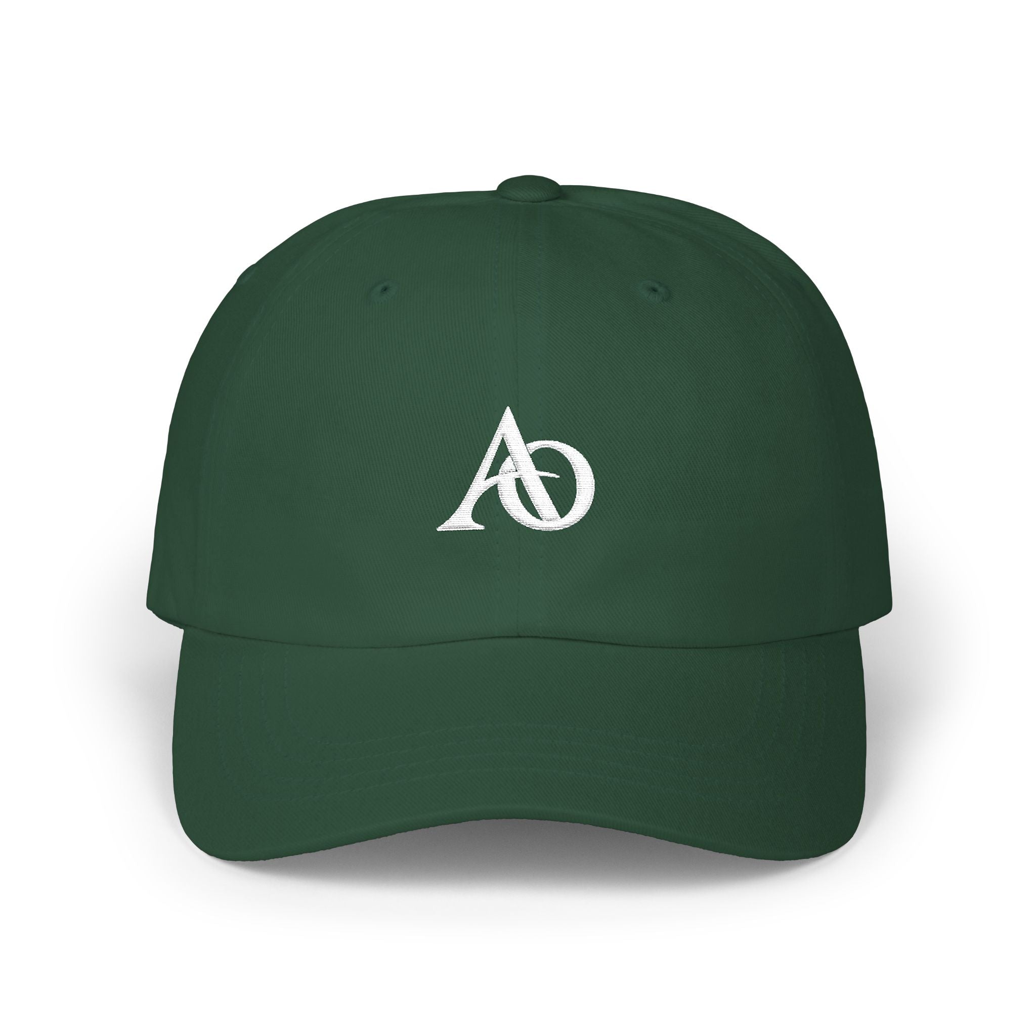 Classic Cap - AO White Logo (Embroidery) - Albanian Origins