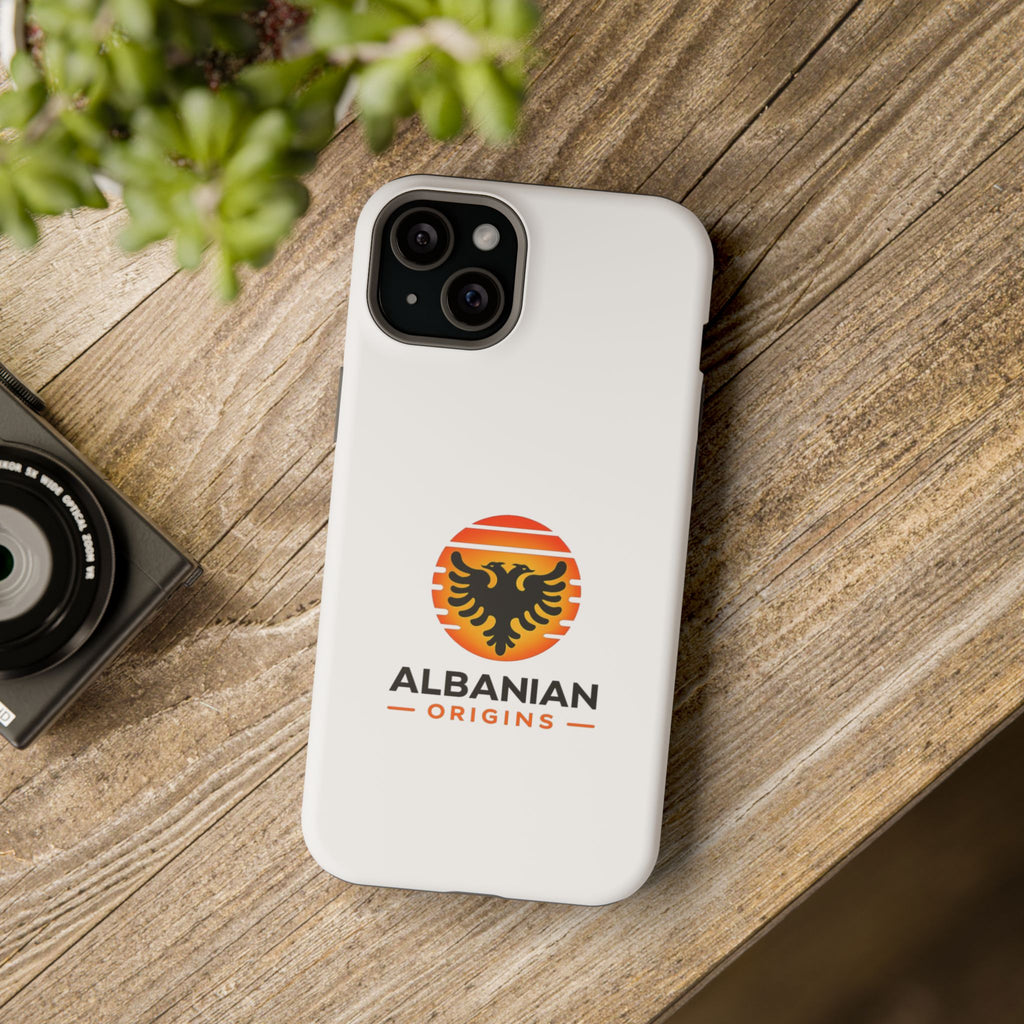 Magnetic Impact-Resistant Cases - Albanian Origins Sun Logo
