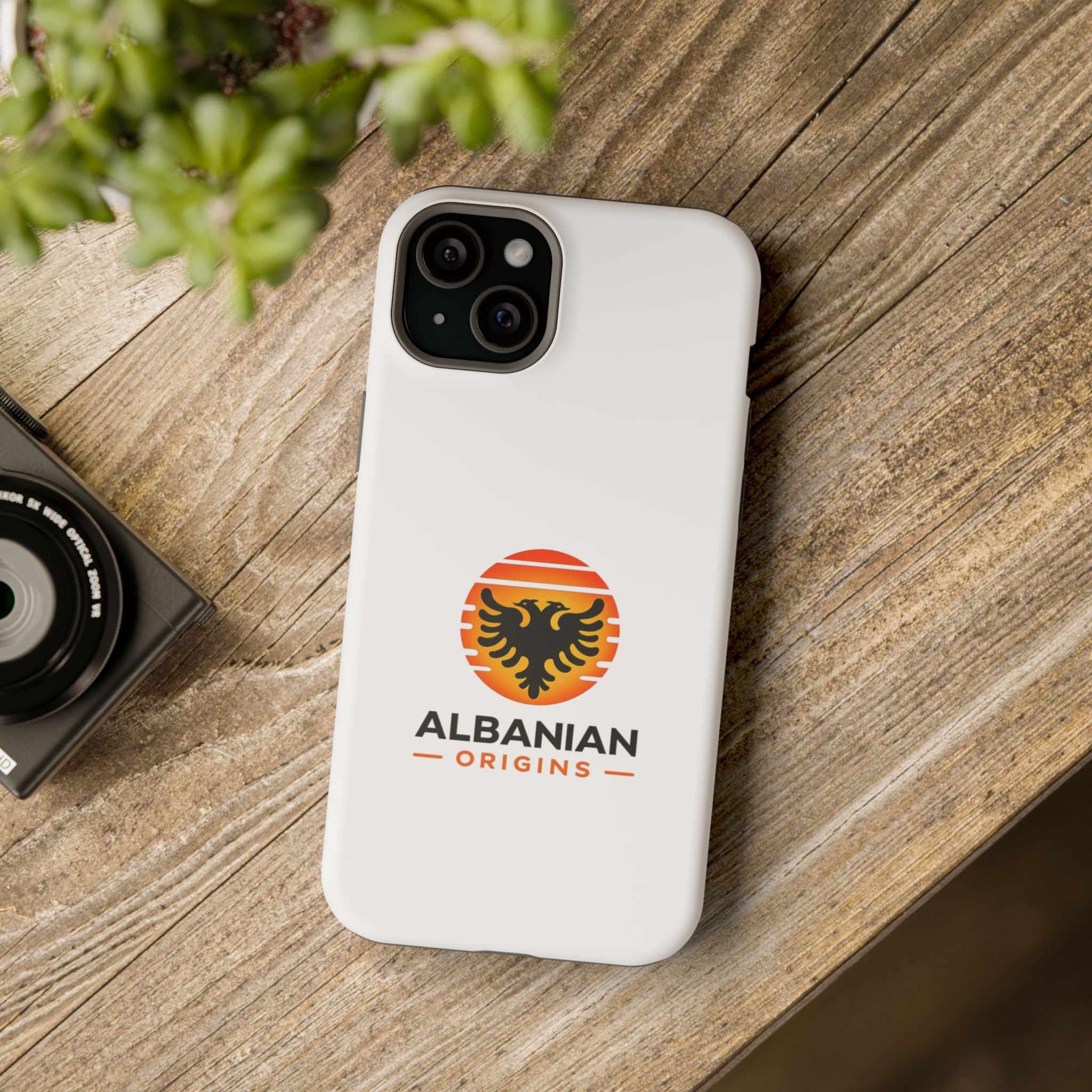 Magnetic Impact-Resistant Cases - Albanian Origins Sun Logo