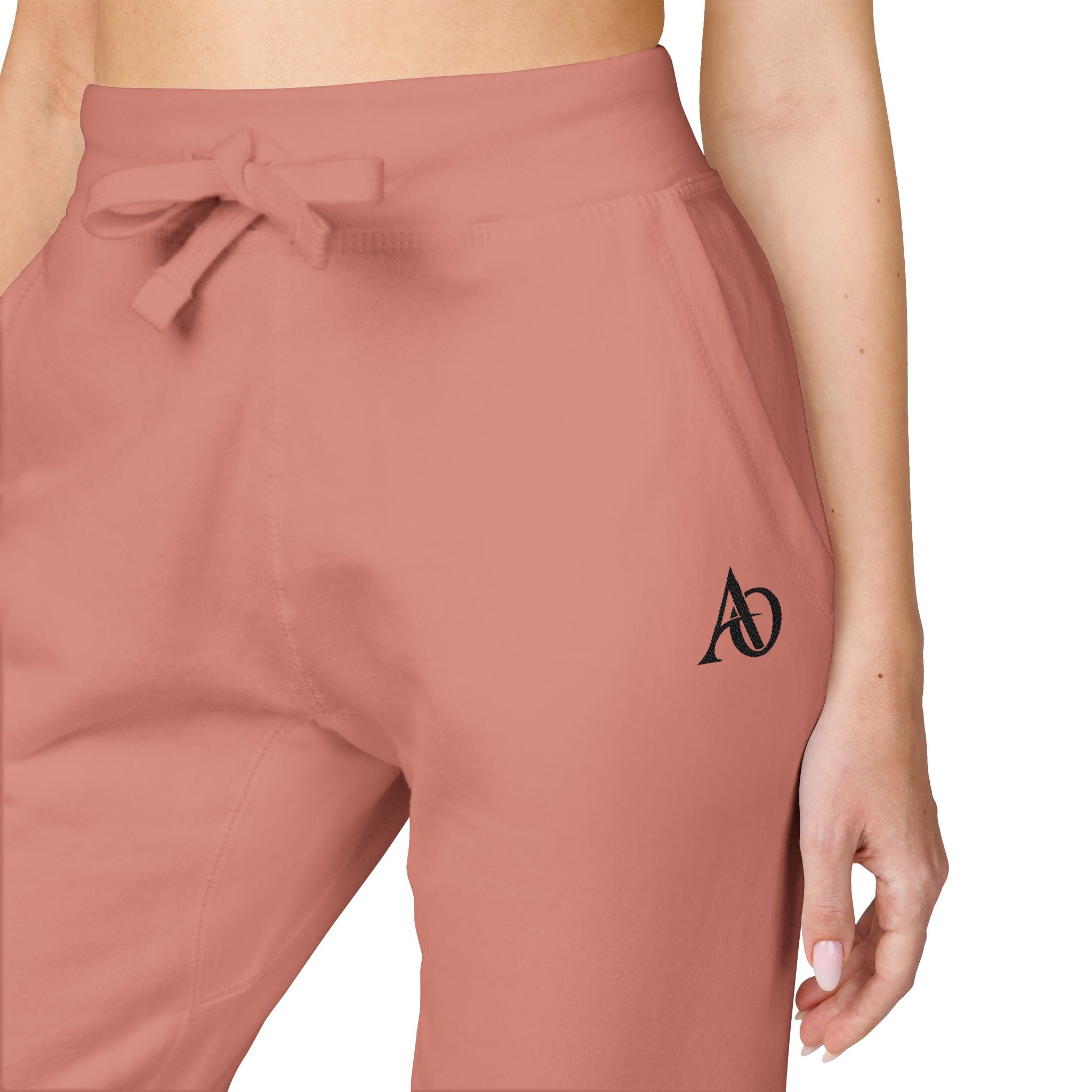 Unisex Fleece Sweatpants (Embroidery) - AO Logo - Albanian Origins
