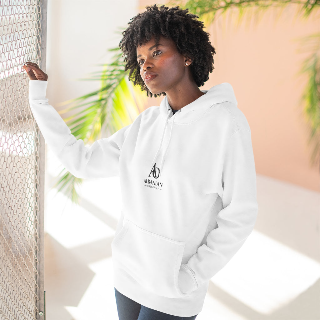 Albanian Origins - Three-Panel Fleece Hoodie