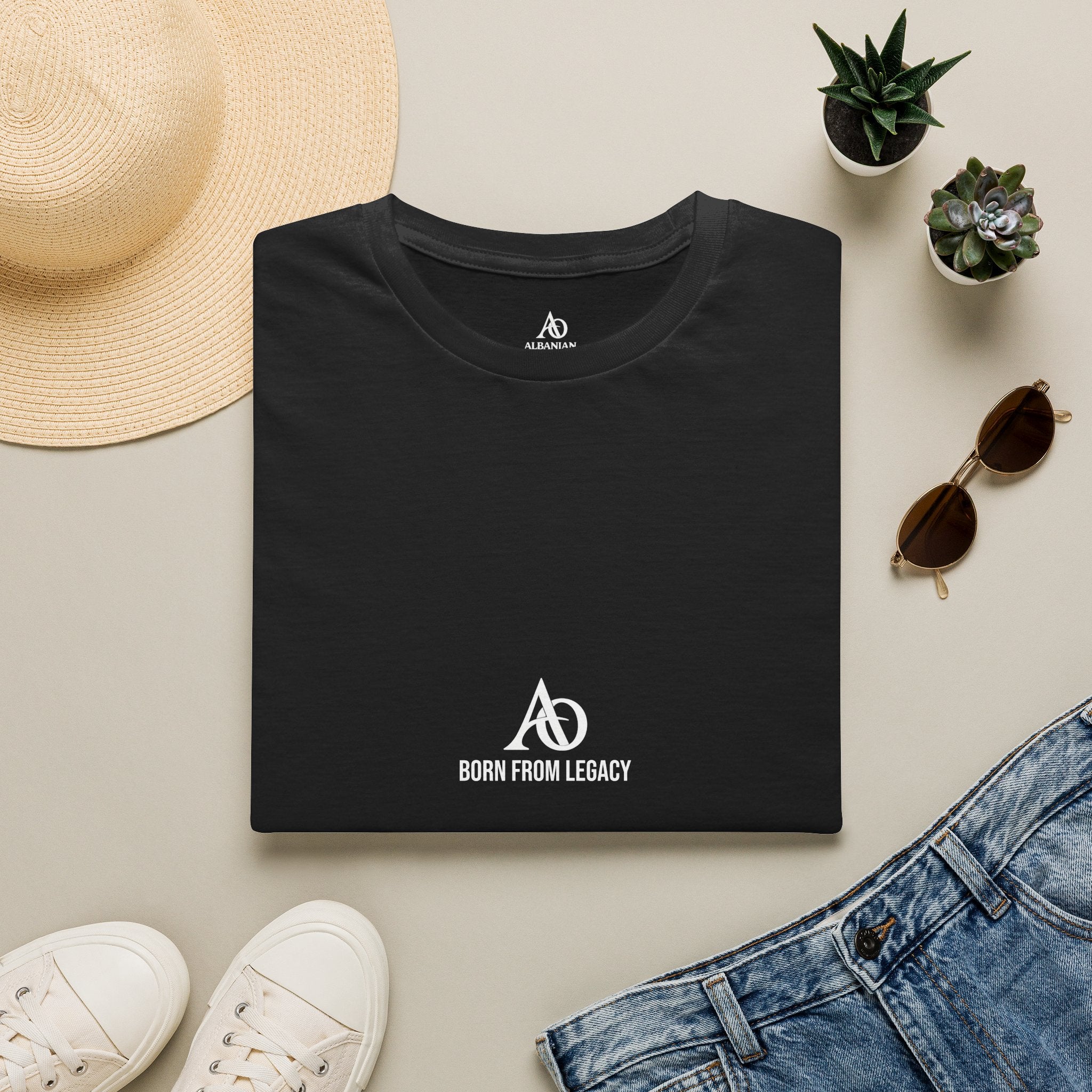 Unisex Softstyle T-Shirt - Albanian Origins - Born From Legacy