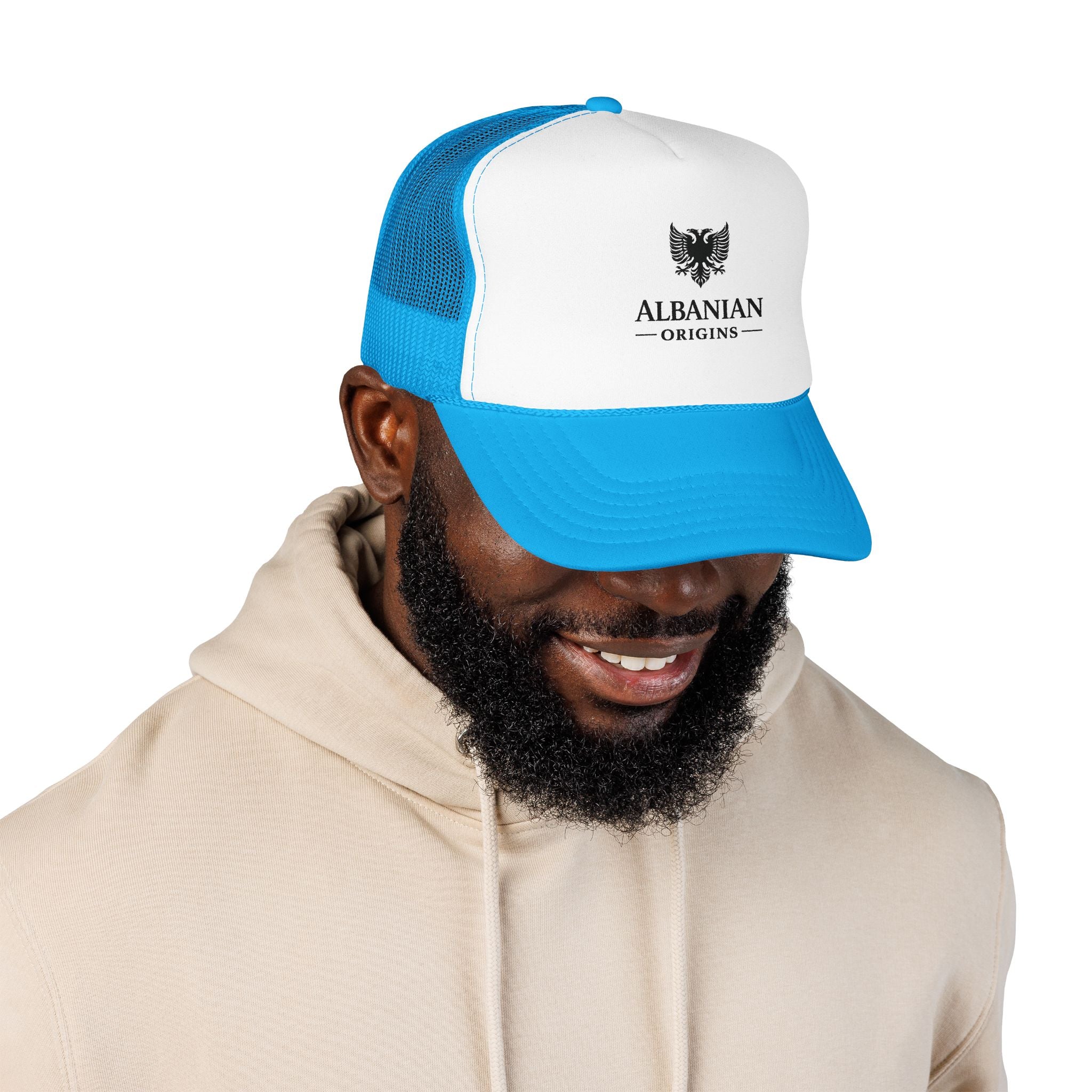 Foam Trucker Hat - Albanian Origins Eagle