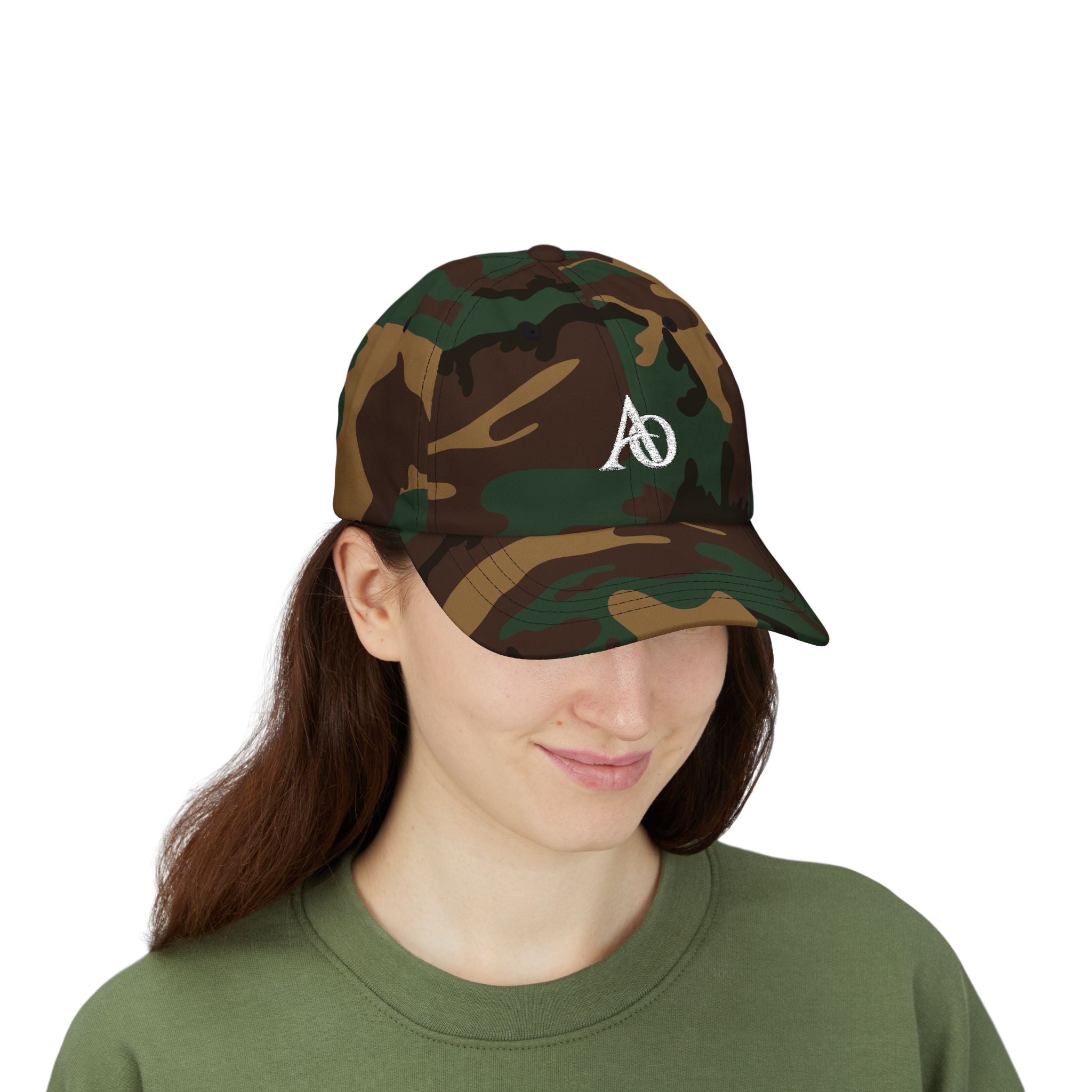 Classic Cap - AO White Logo (Embroidery) - Albanian Origins