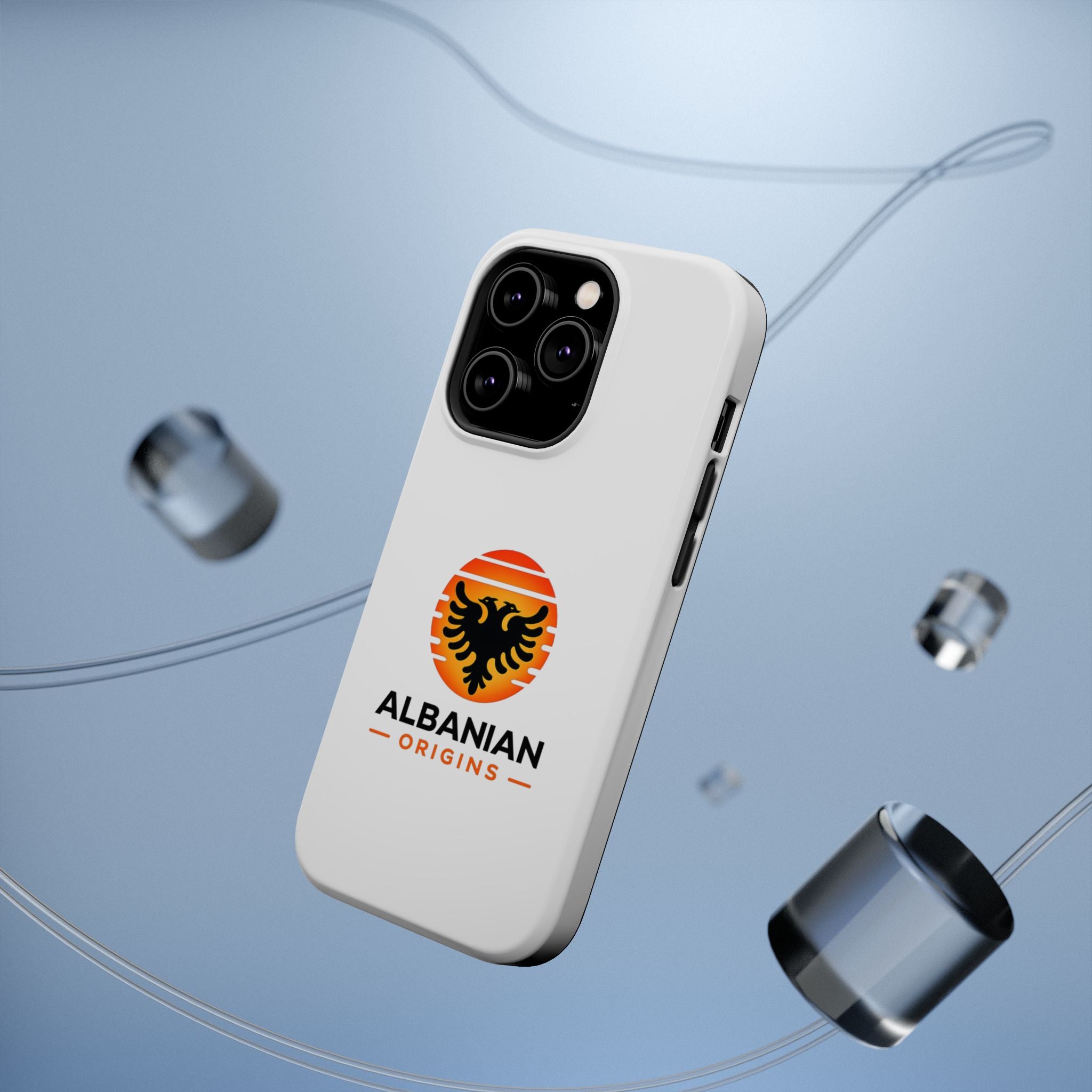 Magnetic Impact-Resistant Cases - Albanian Origins Sun Logo