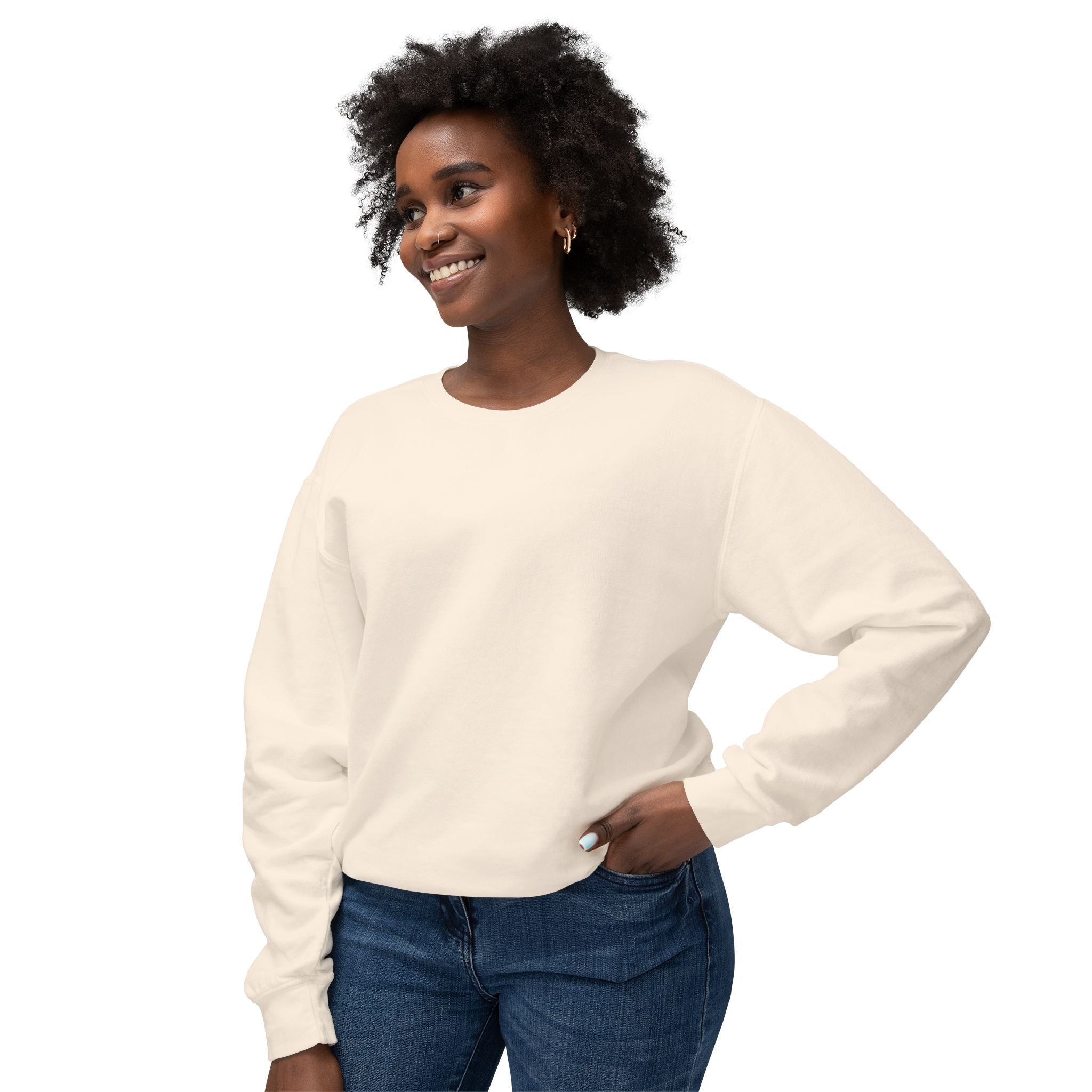 Unisex Lightweight Crewneck Sweatshirt - Albanian Origins