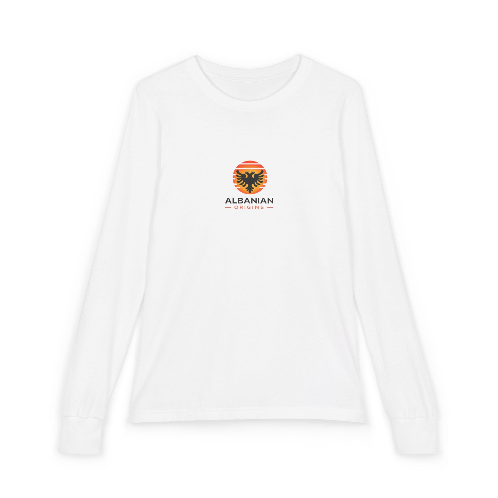 Youth Jersey Long Sleeve Tee - Albanian Origins Sun Logo