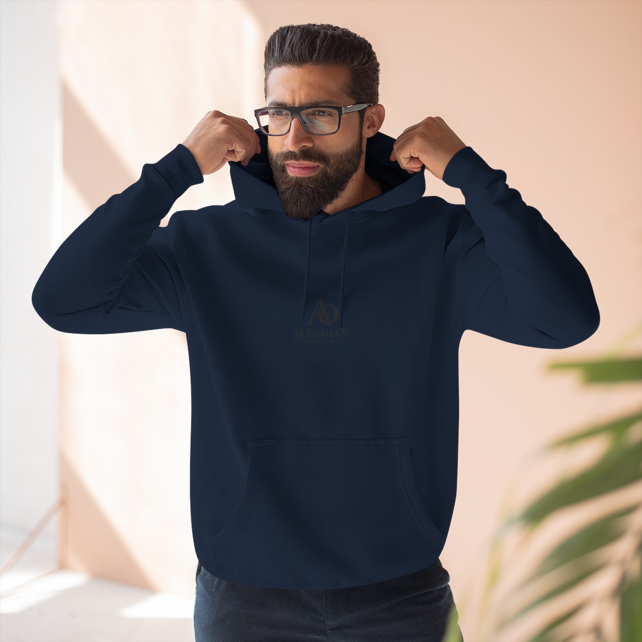Albanian Origins - Three-Panel Fleece Hoodie