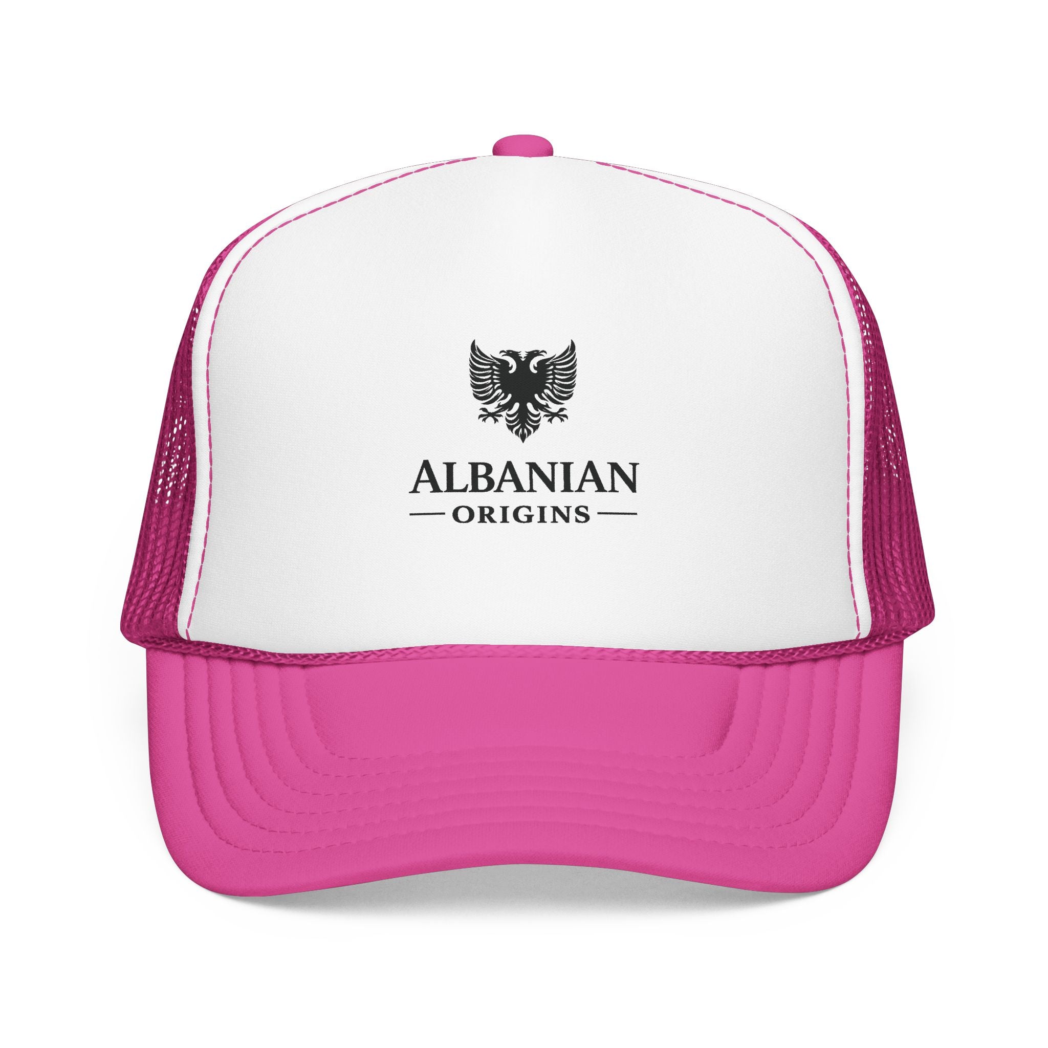 Foam Trucker Hat - Albanian Origins Eagle