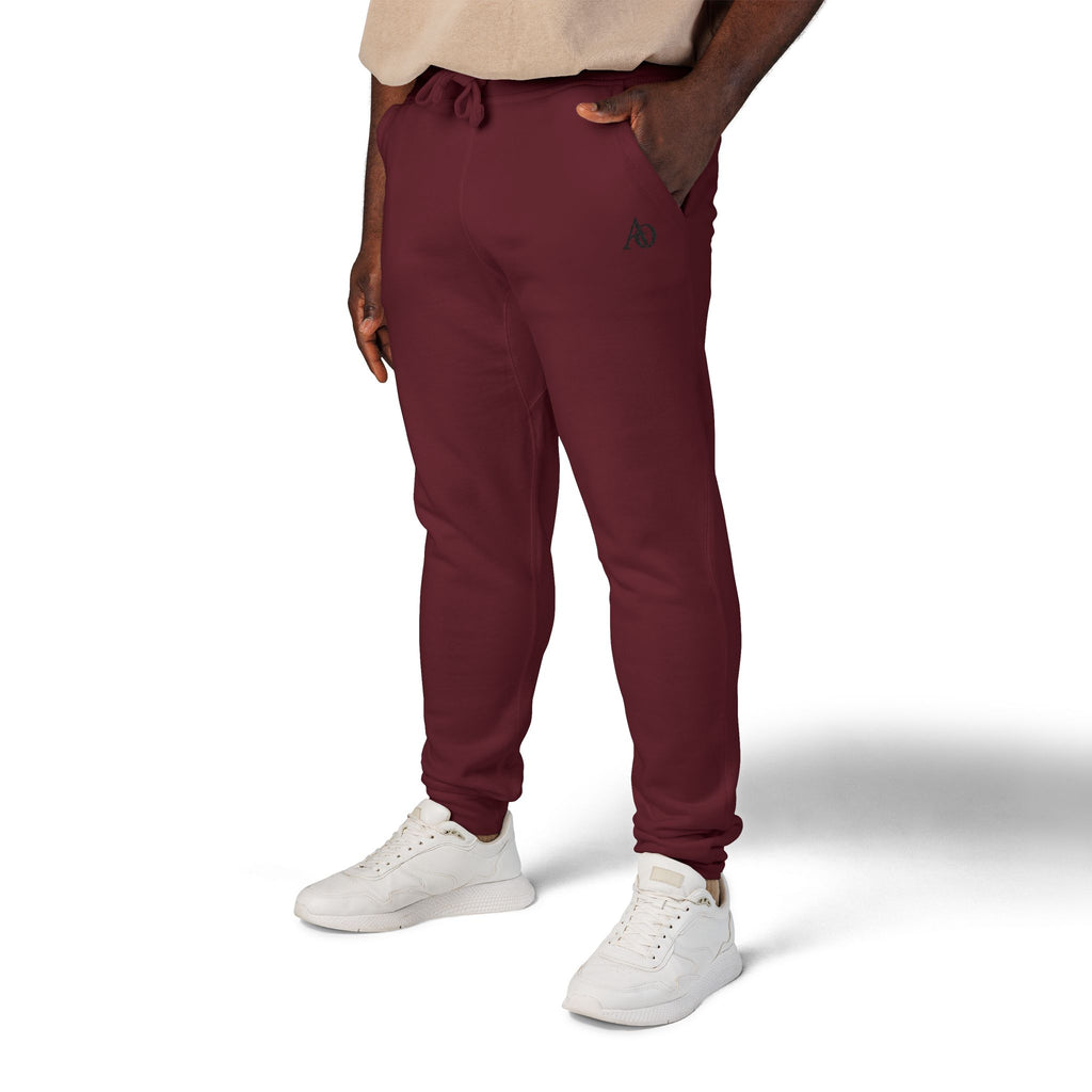 Unisex Fleece Sweatpants (Embroidery) - AO Logo - Albanian Origins