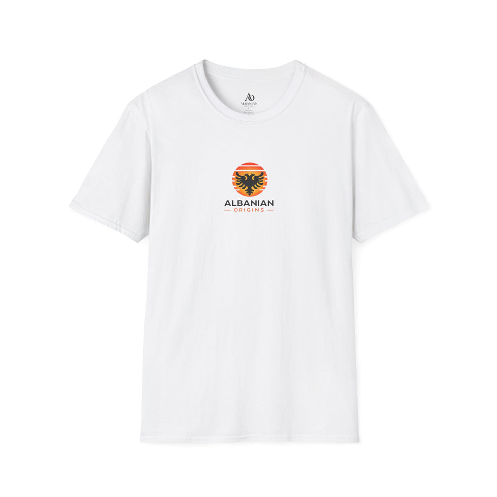 Unisex Softstyle T-Shirt - Albanian Origins Sun Logo
