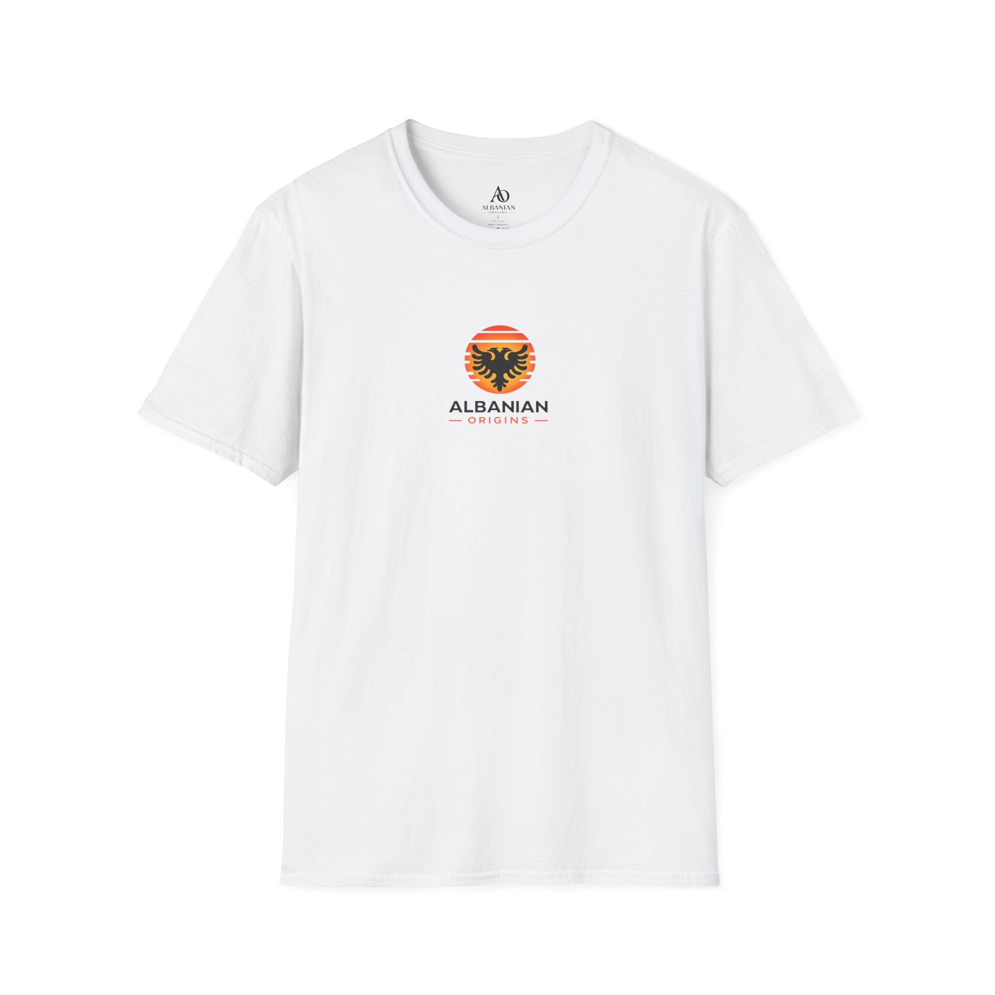Unisex Softstyle T-Shirt - Albanian Origins Sun Logo