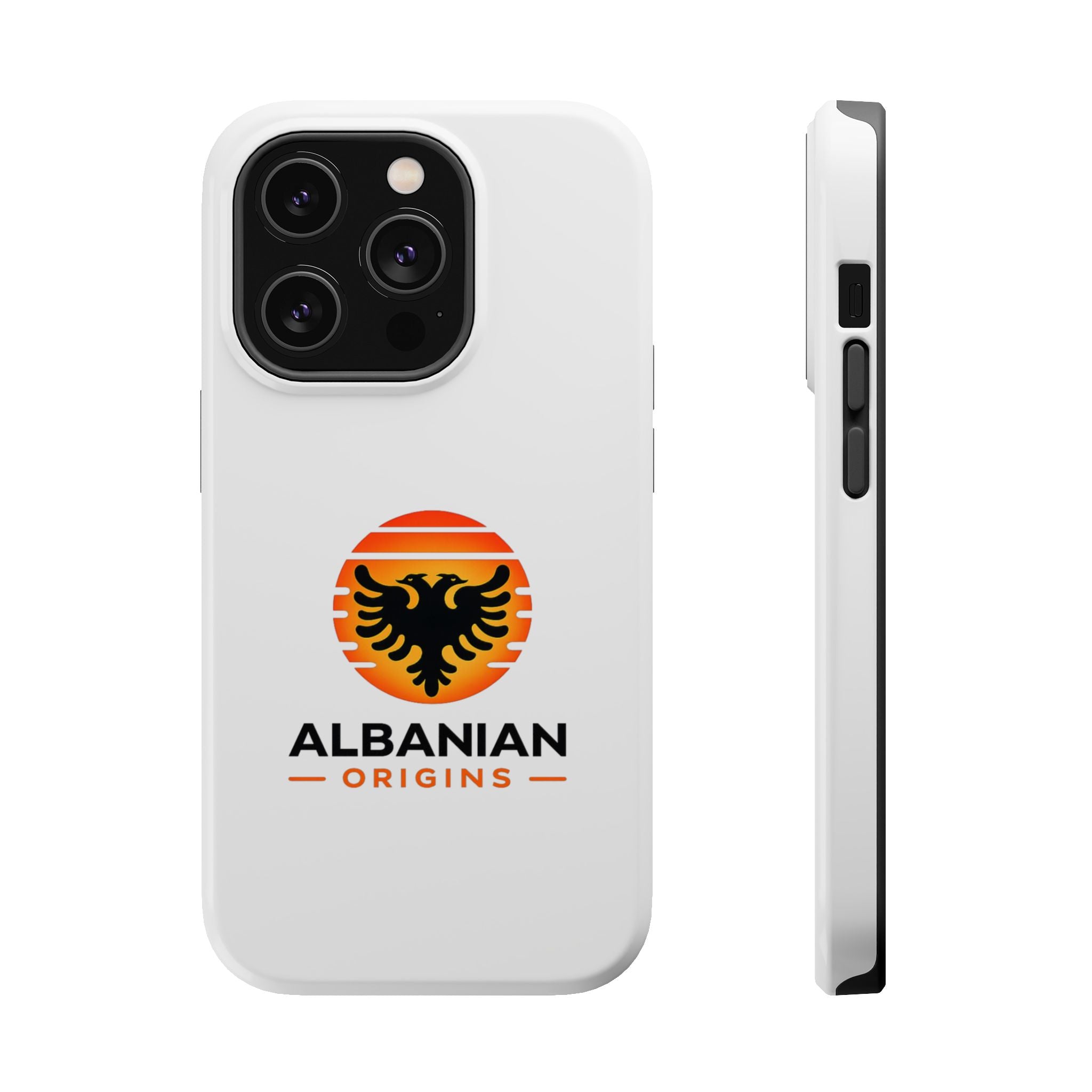 Magnetic Impact-Resistant Cases - Albanian Origins Sun Logo