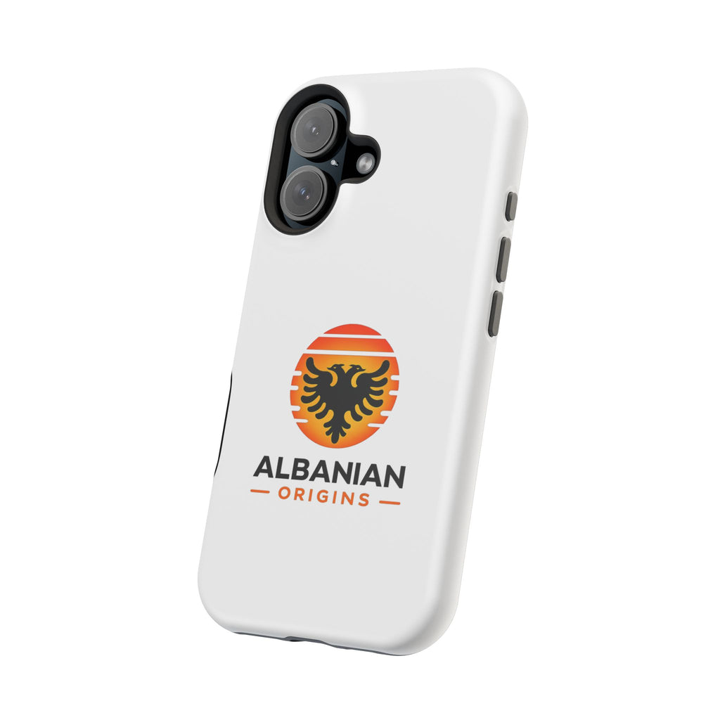 Magnetic Impact-Resistant Cases - Albanian Origins Sun Logo
