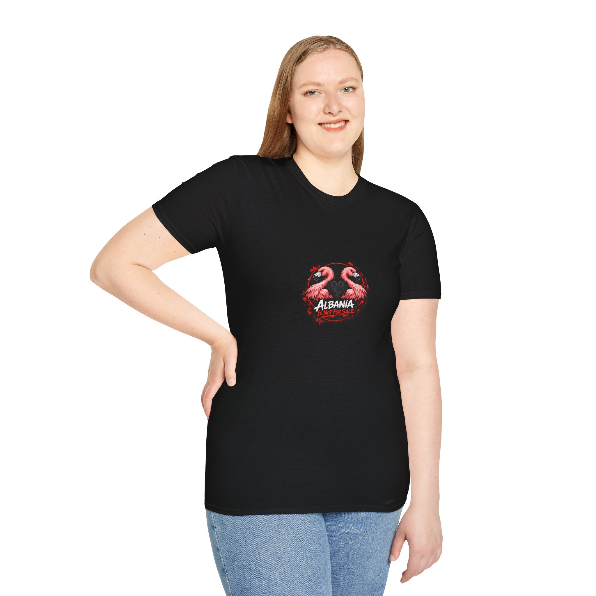 Unisex Softstyle T-Shirt - Albania is not for sale - Albanian Origins