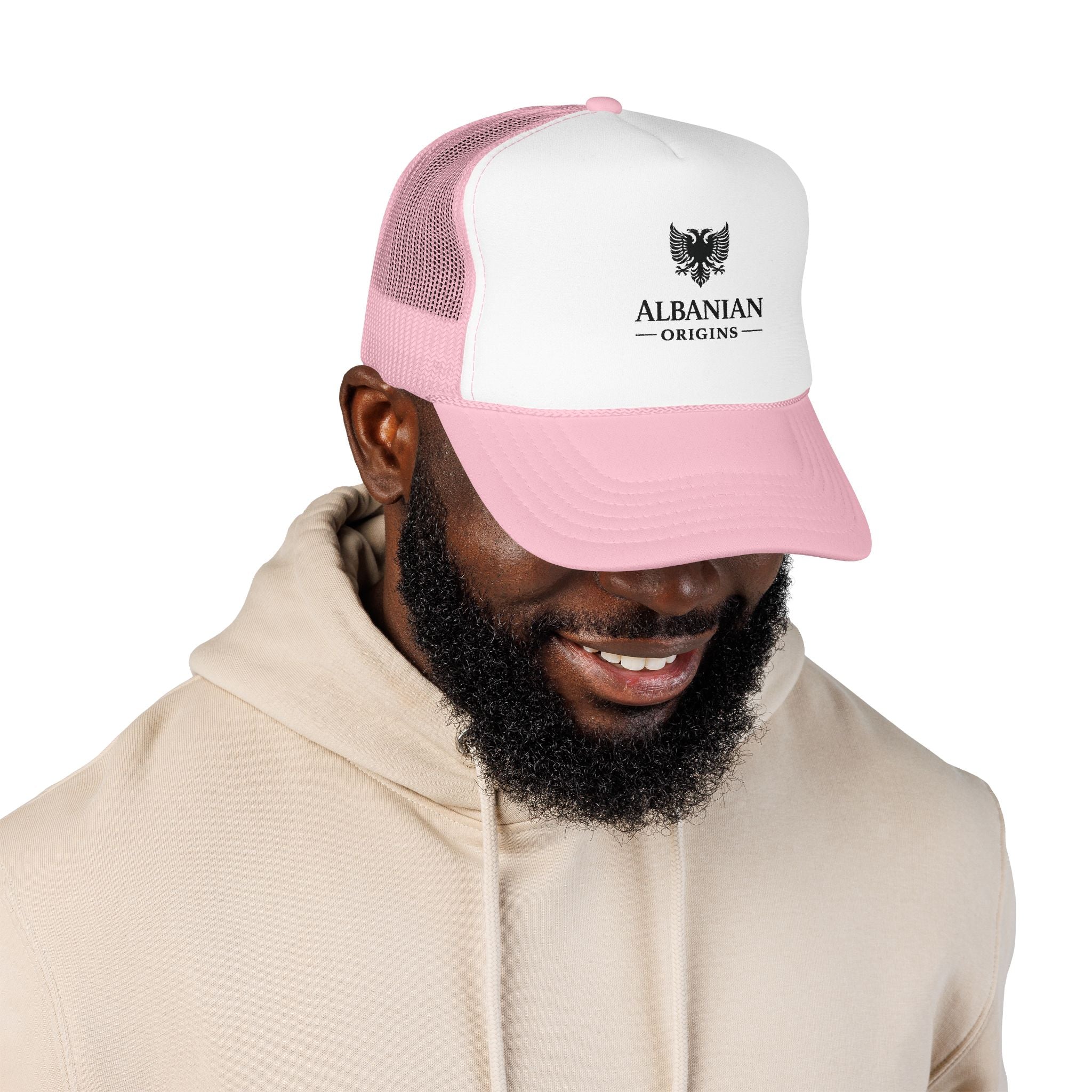 Foam Trucker Hat - Albanian Origins Eagle