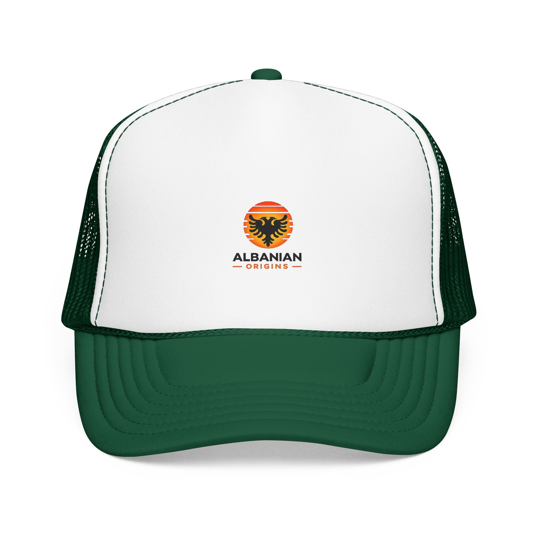 Foam Trucker Hat - Albanian Origins Sun Logo
