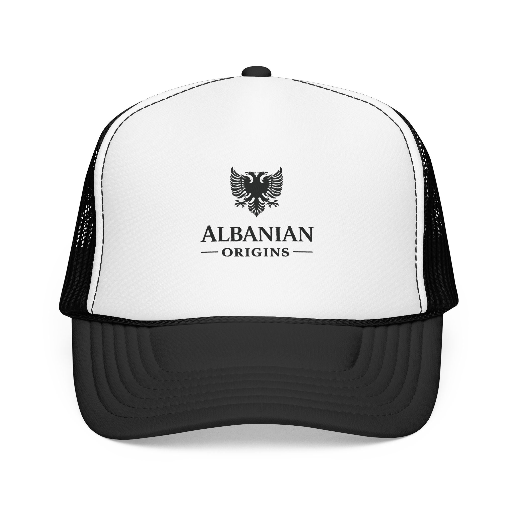 Foam Trucker Hat - Albanian Origins Eagle