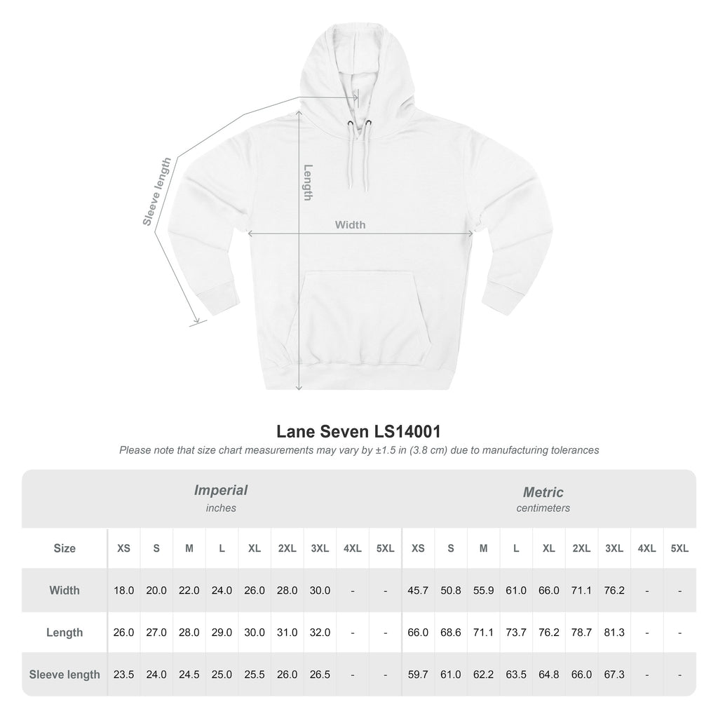 Three-Panel Fleece Hoodie - Albanian Origins Logo
