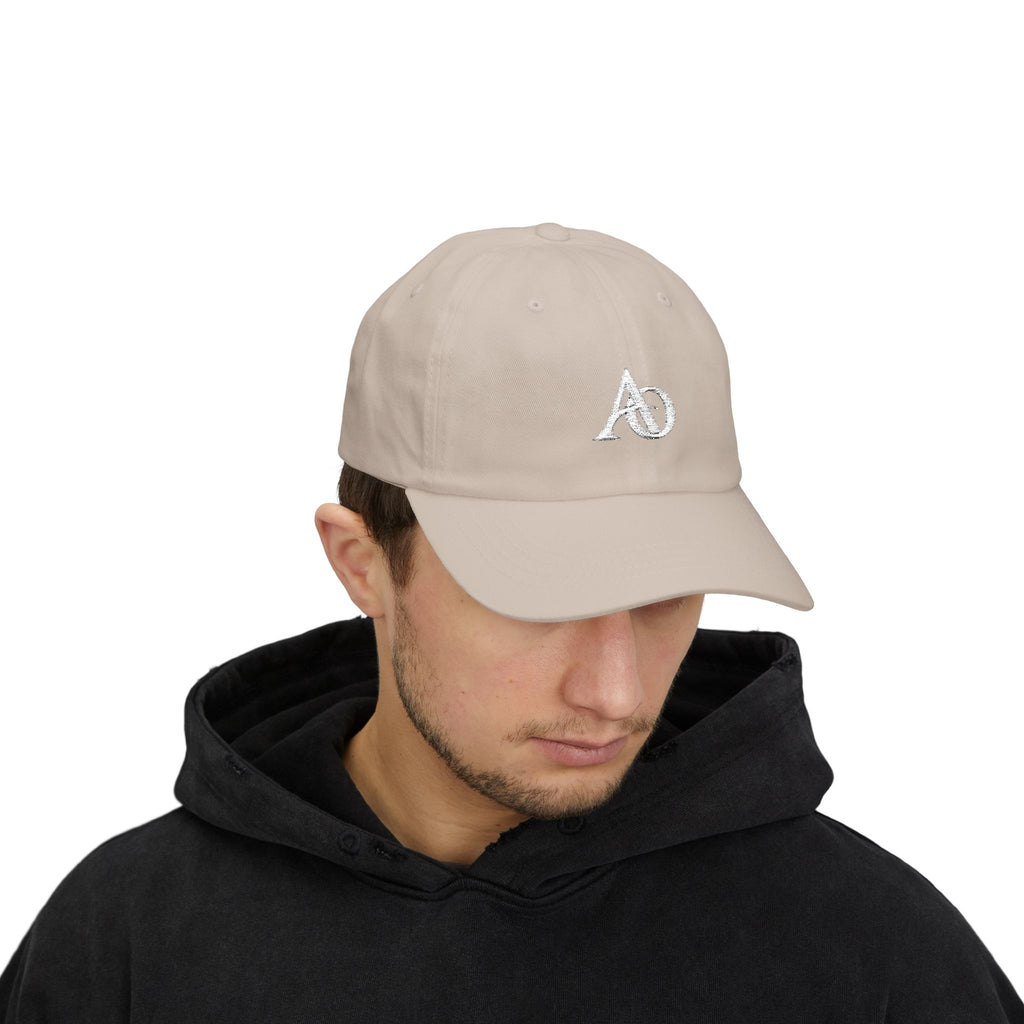 Classic Cap - AO White Logo (Embroidery) - Albanian Origins