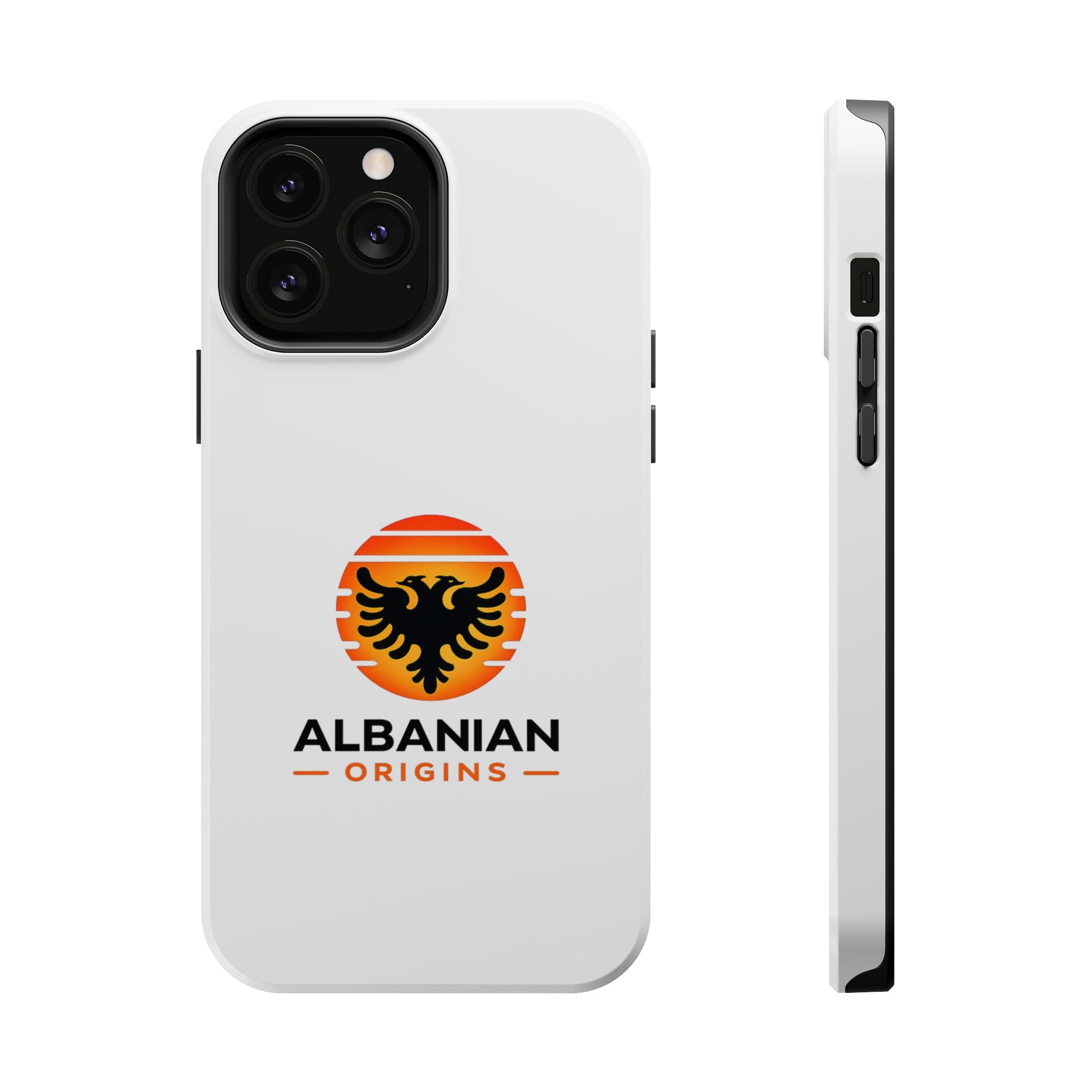 Magnetic Impact-Resistant Cases - Albanian Origins Sun Logo